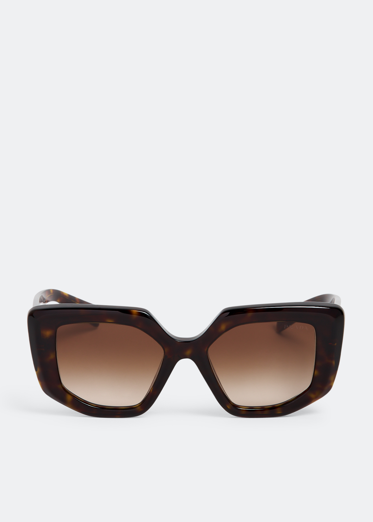 

Triangle logo sunglasses, Brown