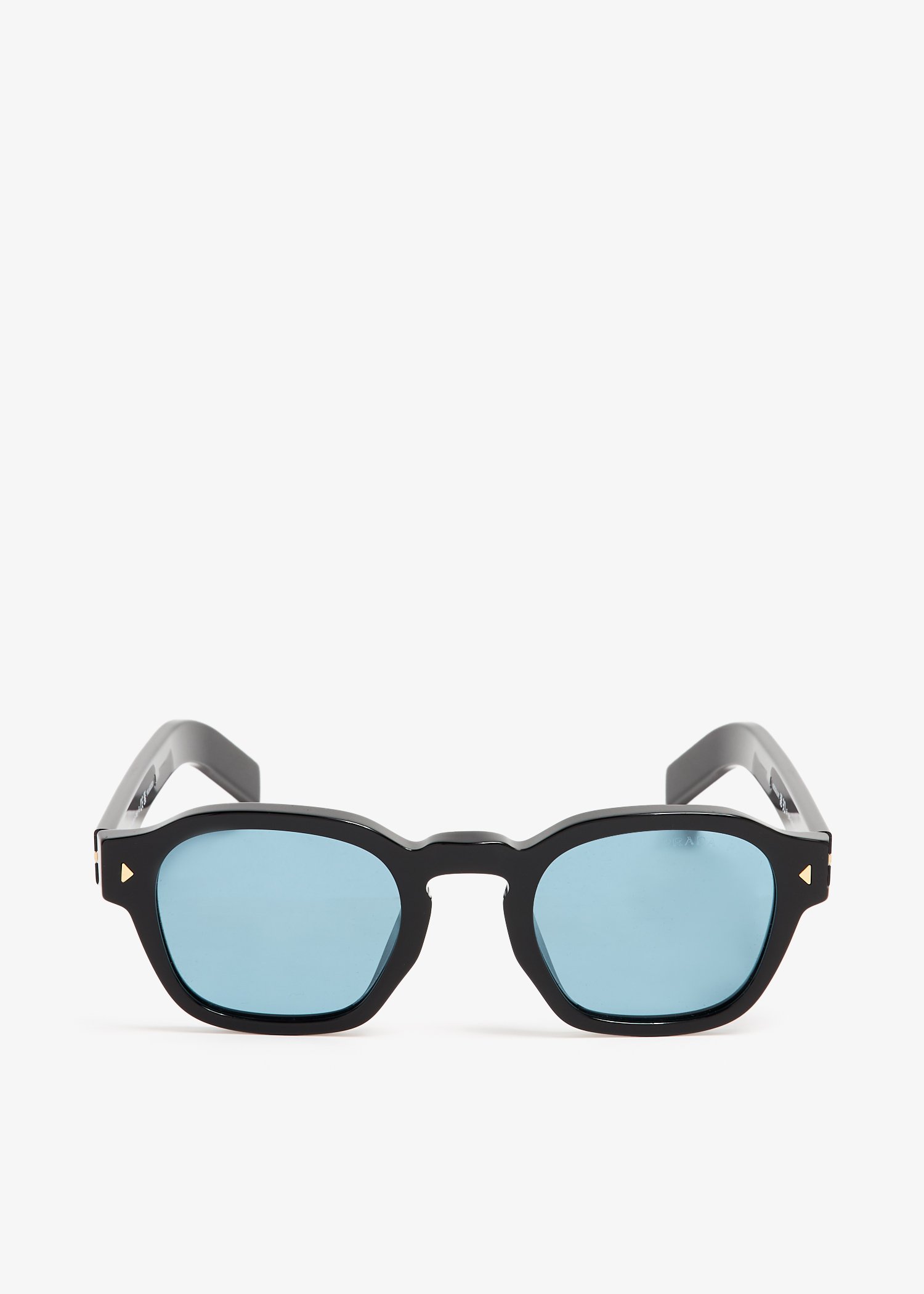 

Iconic metal plaque sunglasses, Blue