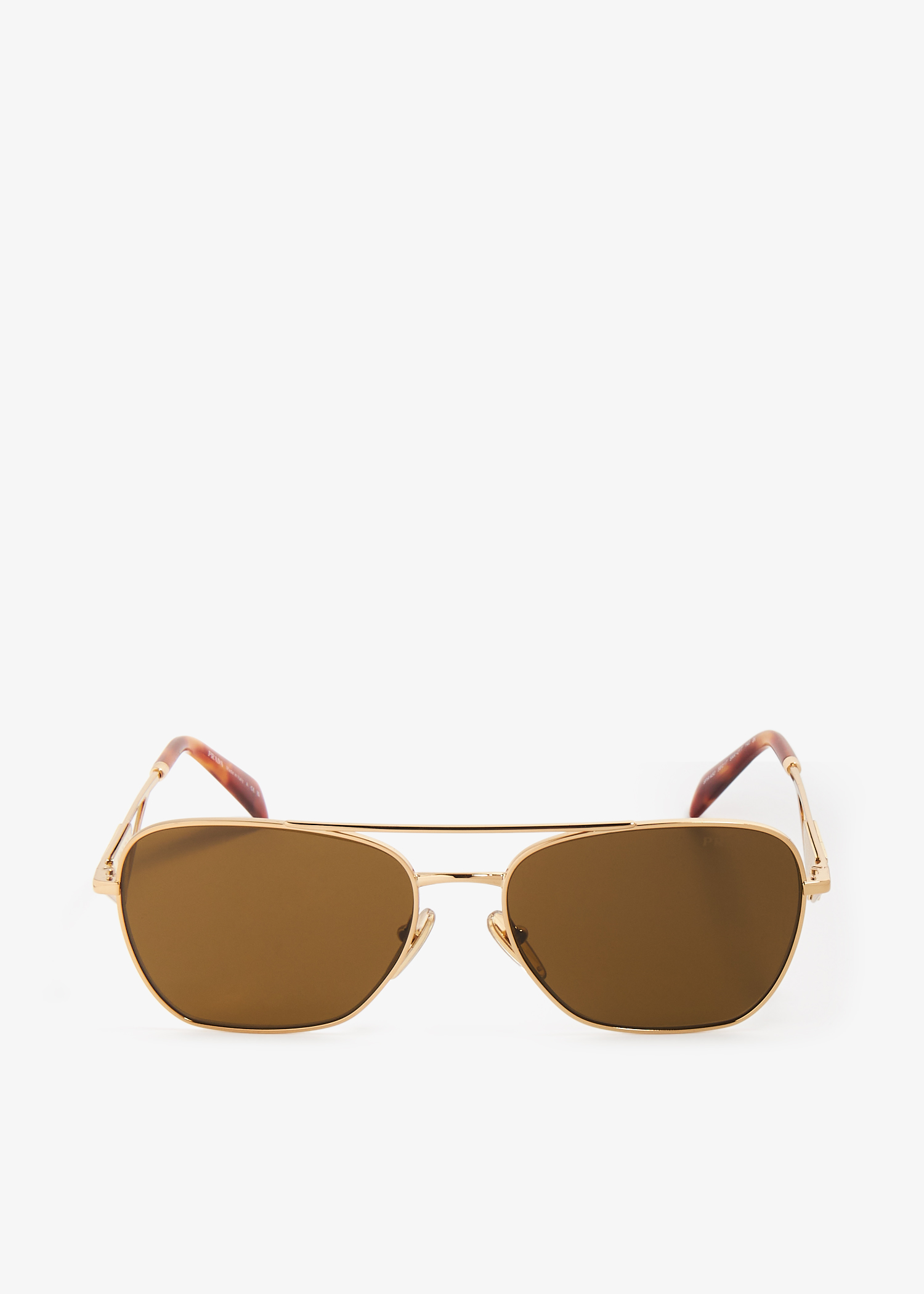 

Triangle logo sunglasses, Brown