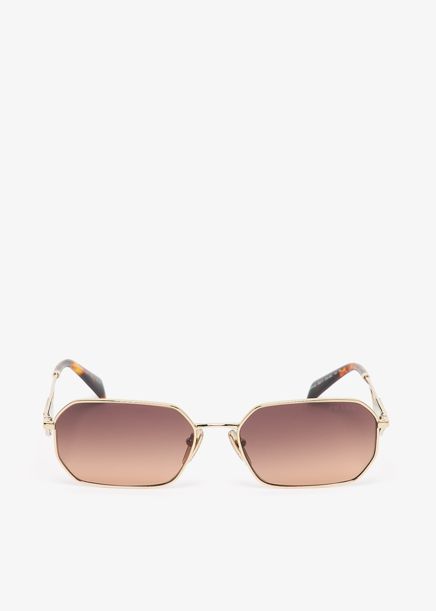 

Triangle logo sunglasses, Gold