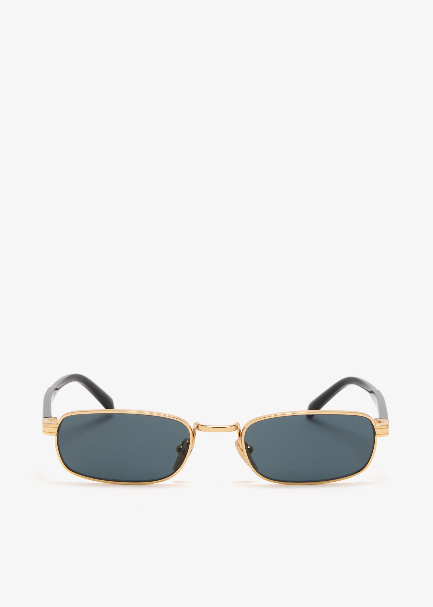 

Iconic metal plaque sunglasses, Gold