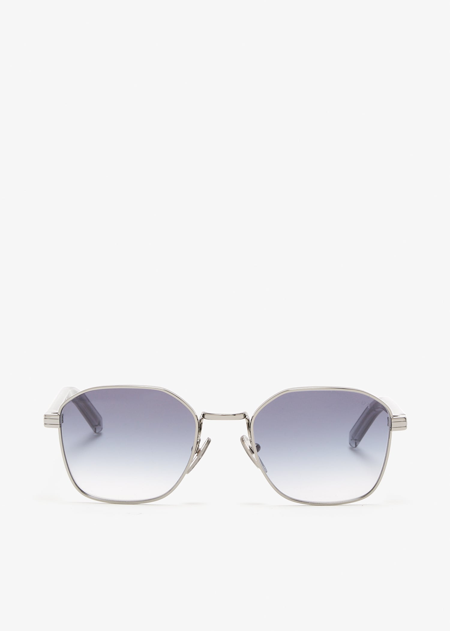

Metal plaque sunglasses, Silver