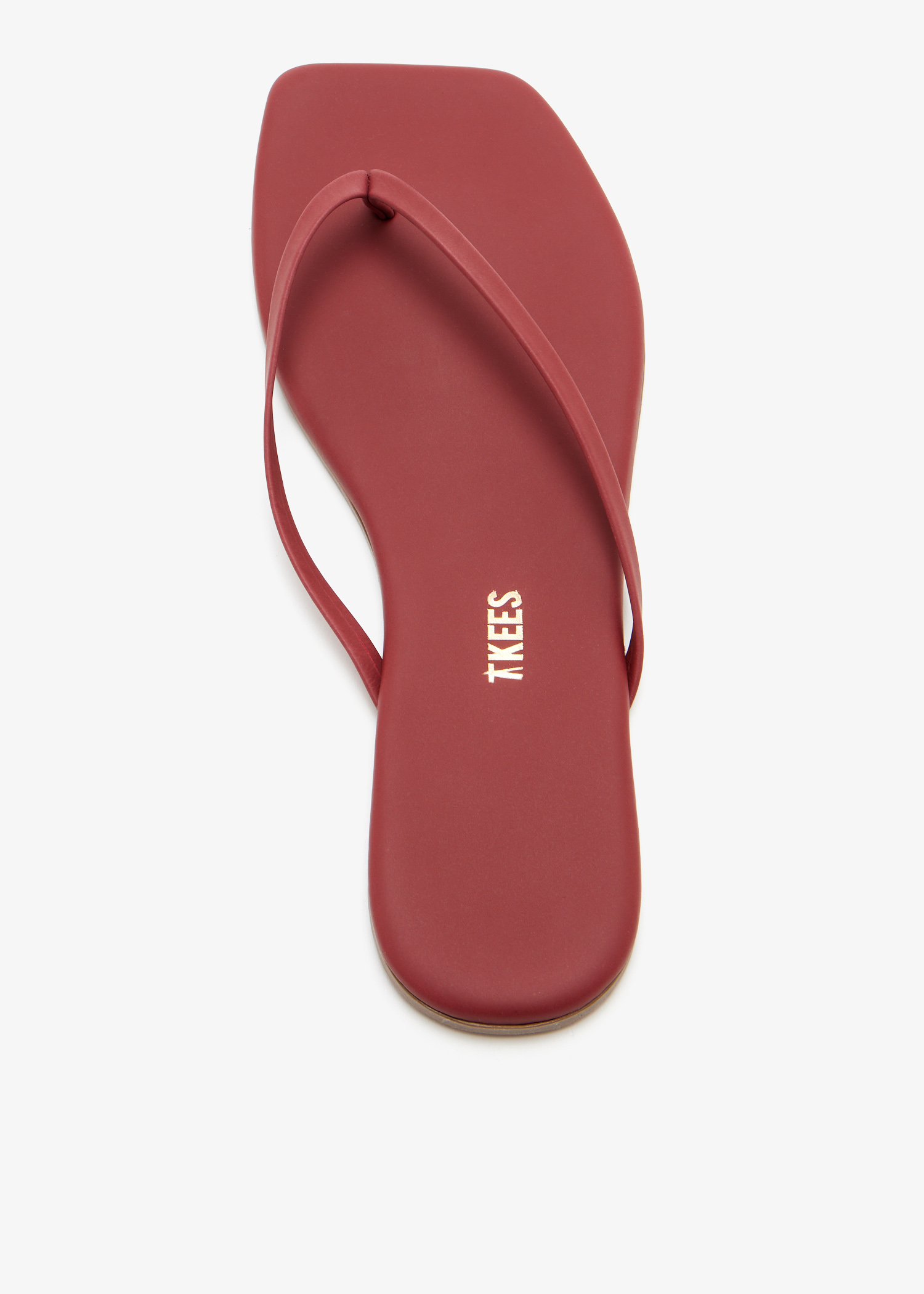 

Lily Burgundy flip flops