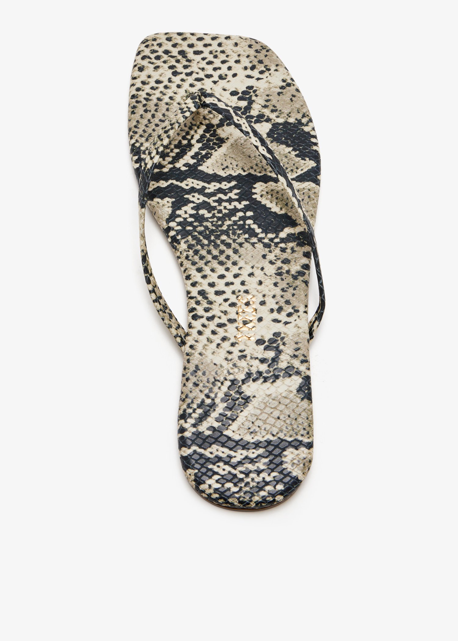 

Exotics Sand Snake flip flops, Printed
