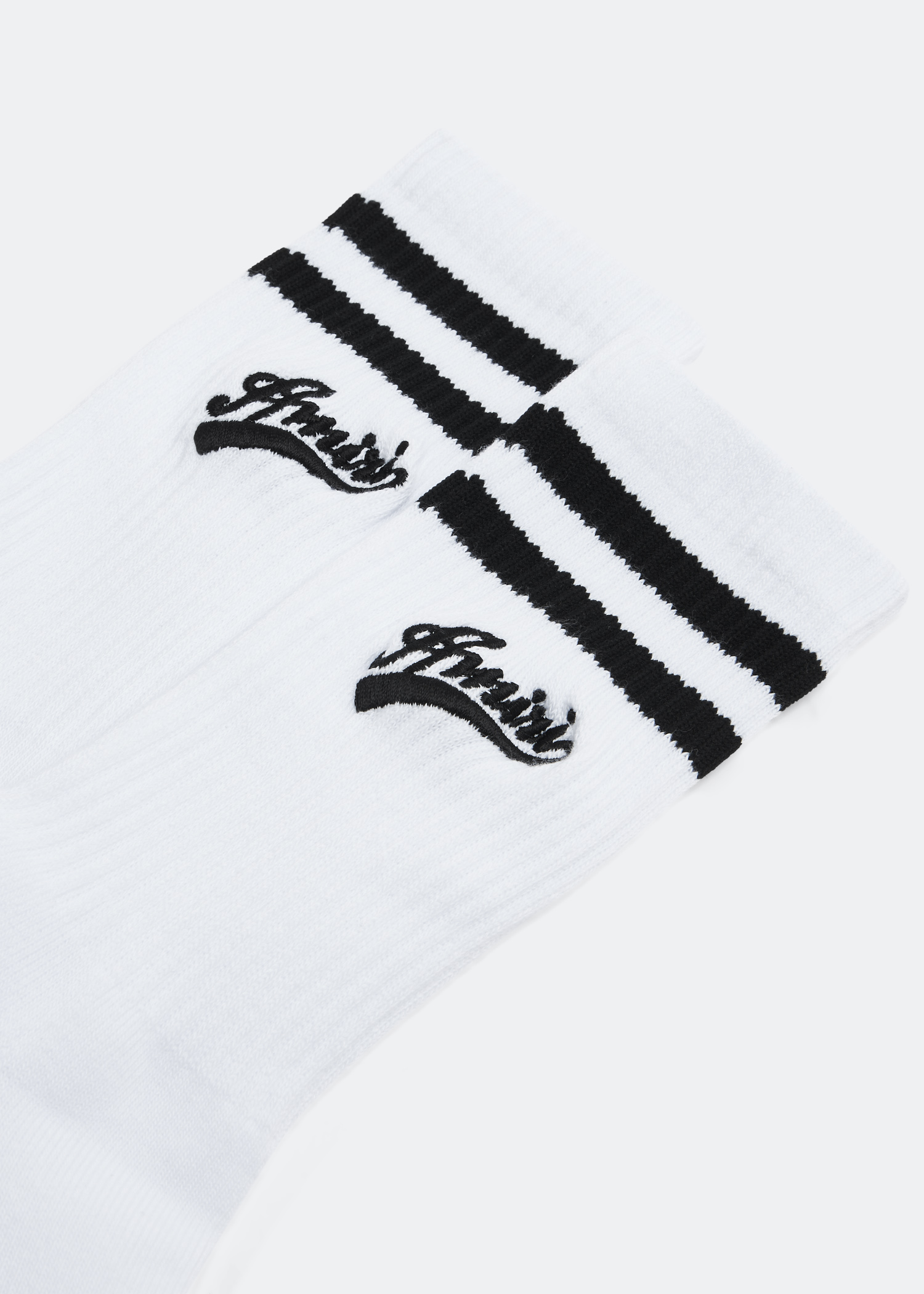 

Varsity Script socks, White