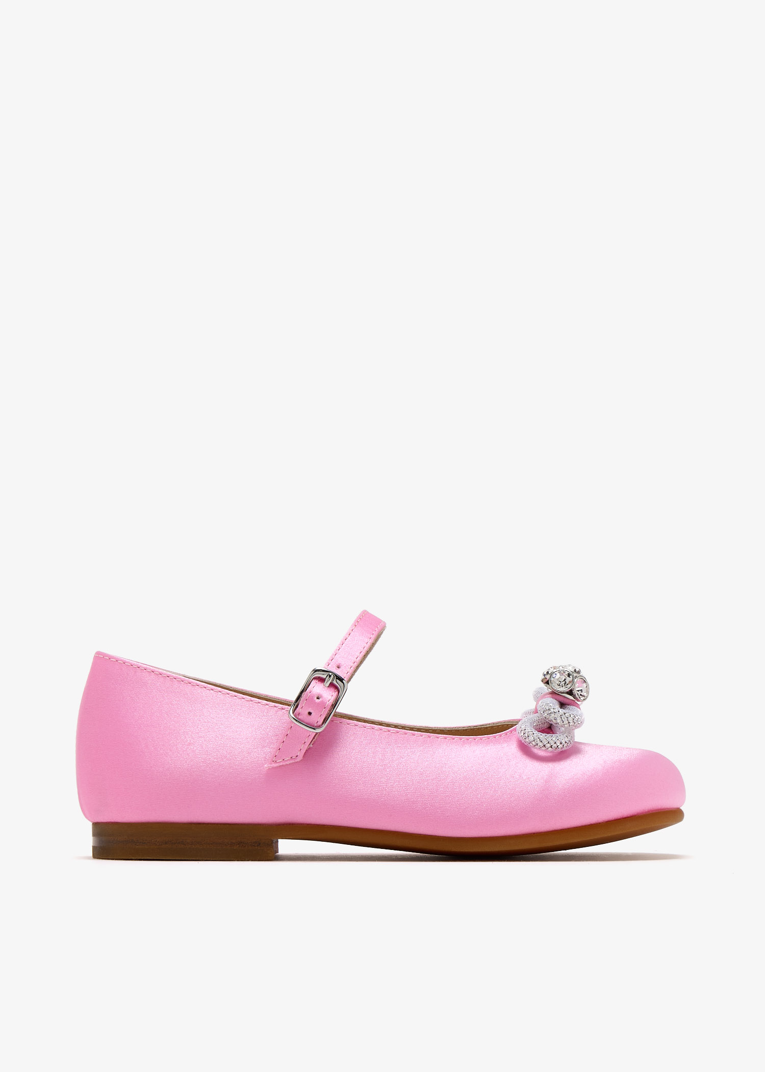 MACH & MACH Double bow ballerinas for Girl - Pink in UAE