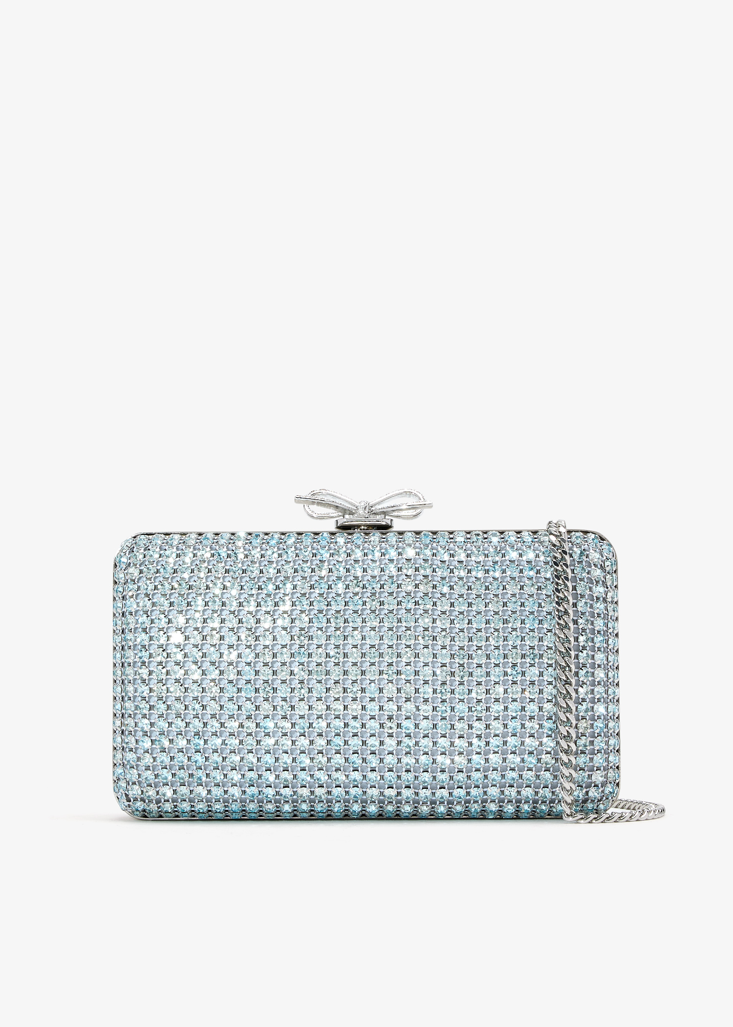 

Chainmail clutch, Blue