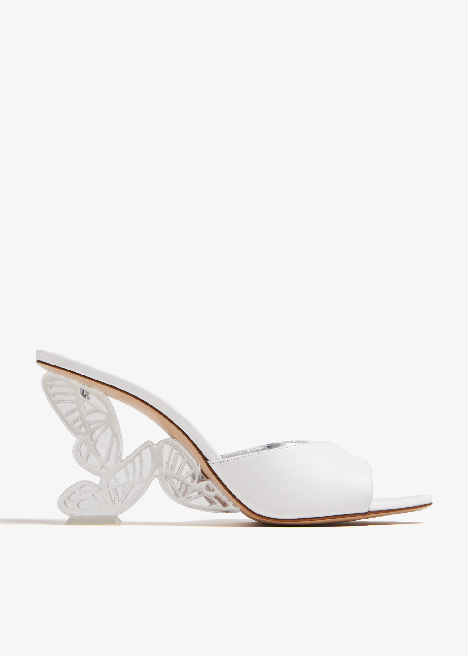 

Paloma Mid mules, White