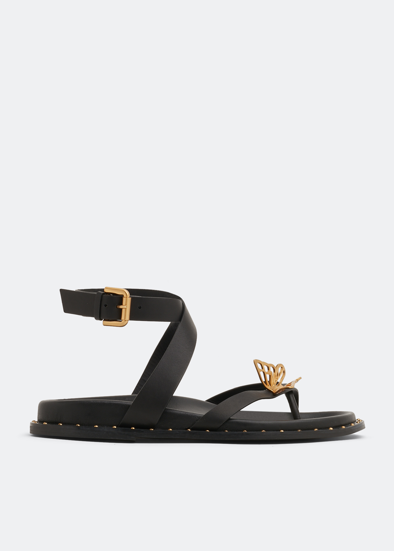Black suede on sale women's mariposa sandals