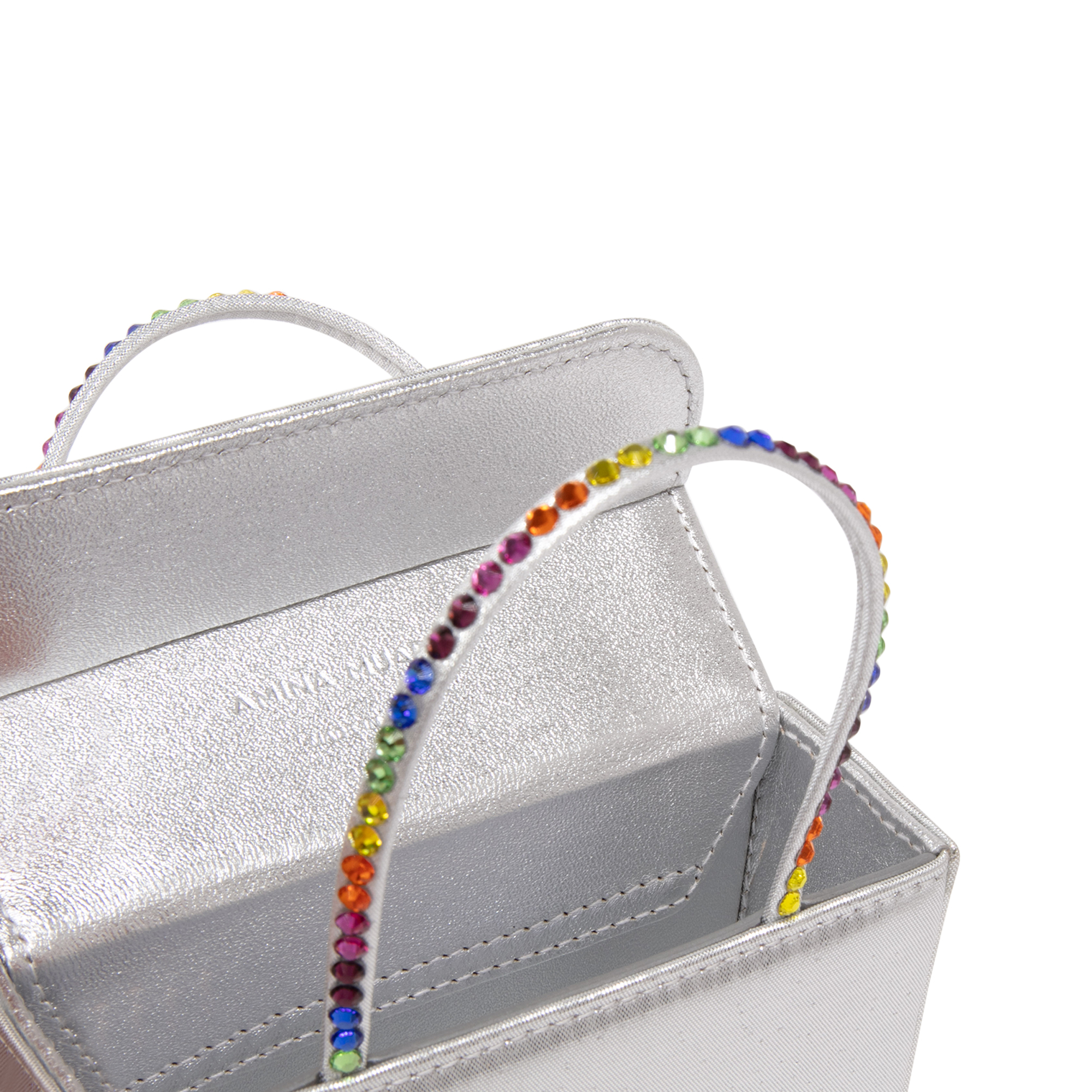

Super Amini Gilda crystal bag, Silver