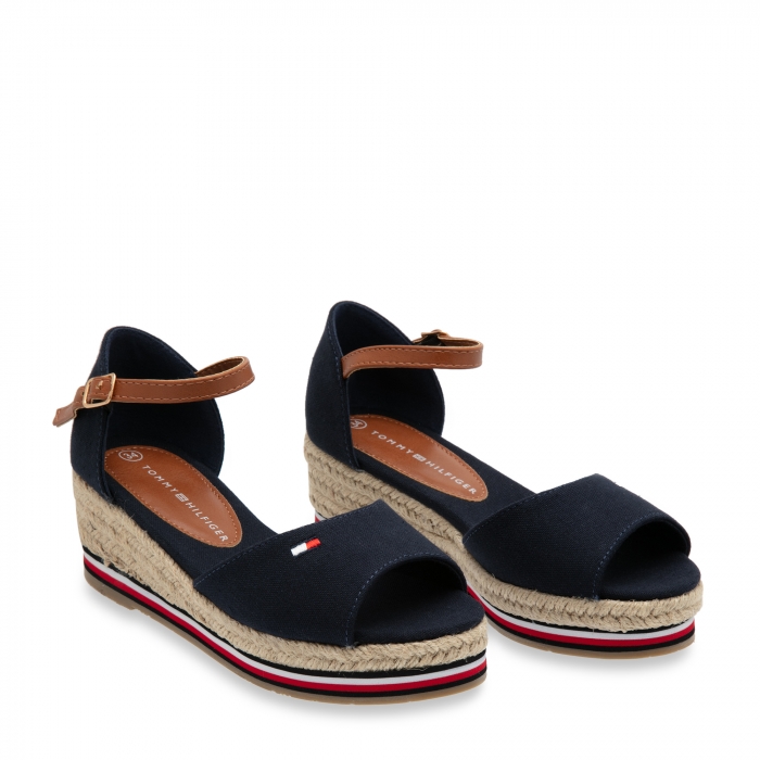 

Rope Wedge sandals, Blue