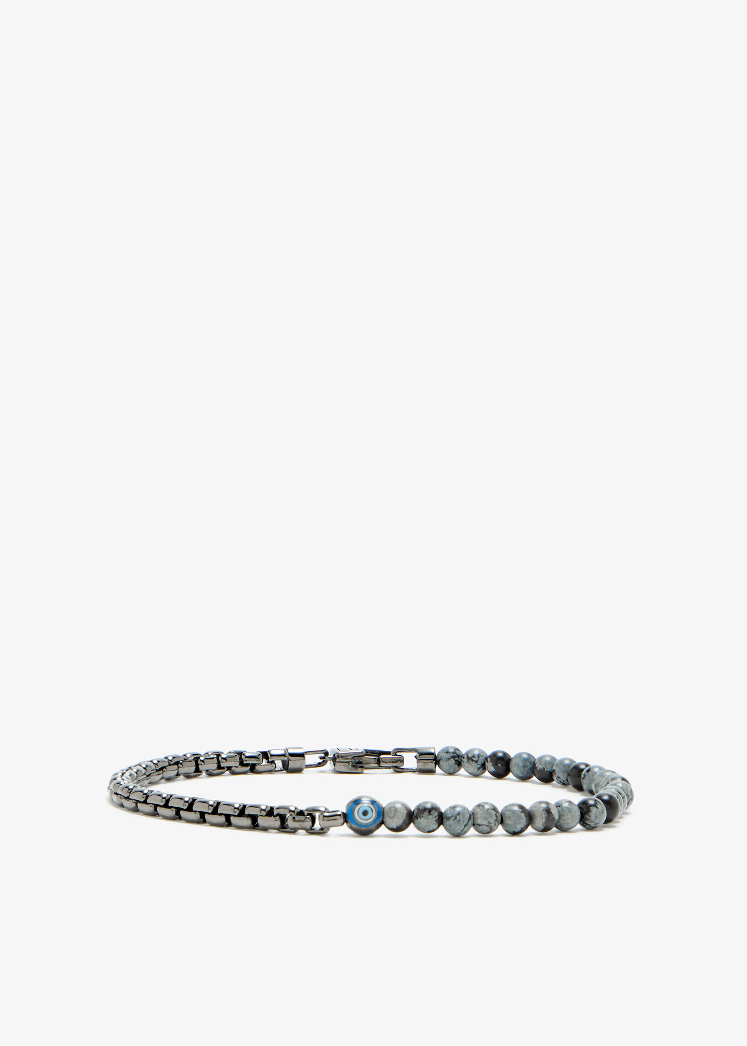 

Sennit Box Evil Eye bracelet, Silver