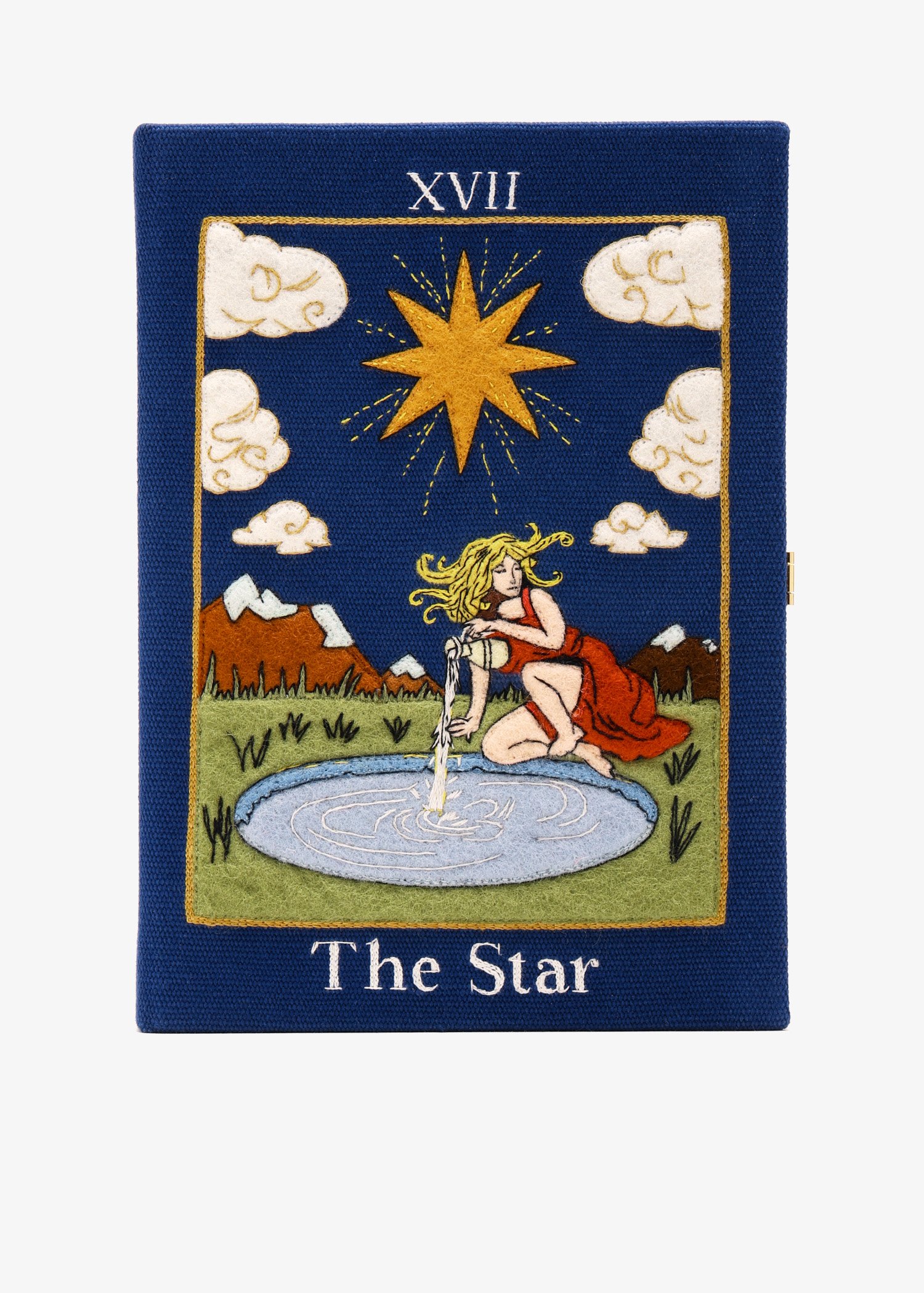 

The Star XVII book clutch, Blue