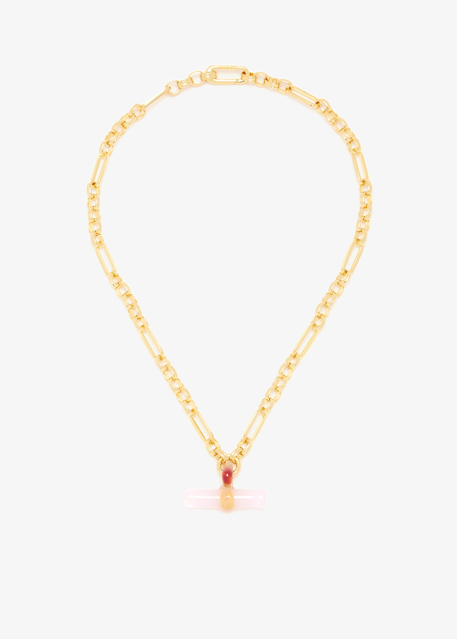 

T-Bar necklace, Gold