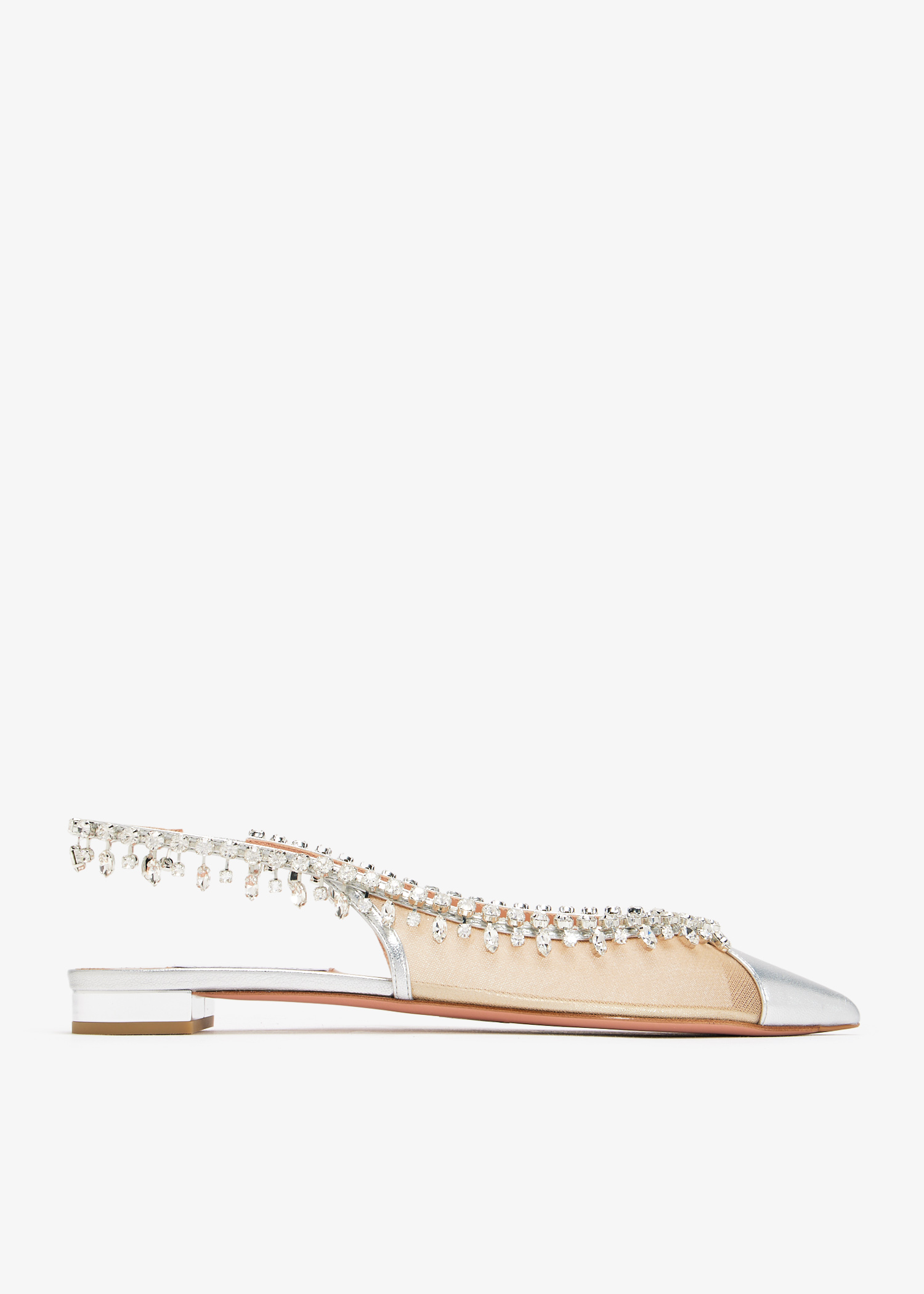 

Temptation crystal ballet flats, Neutral