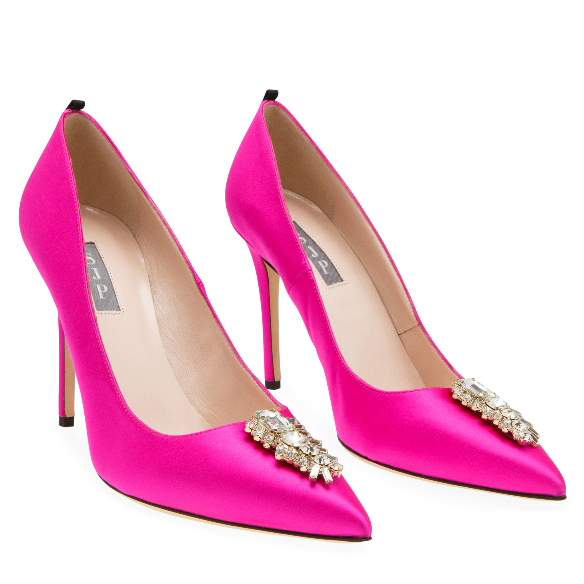 

Tempest satin pumps, Pink