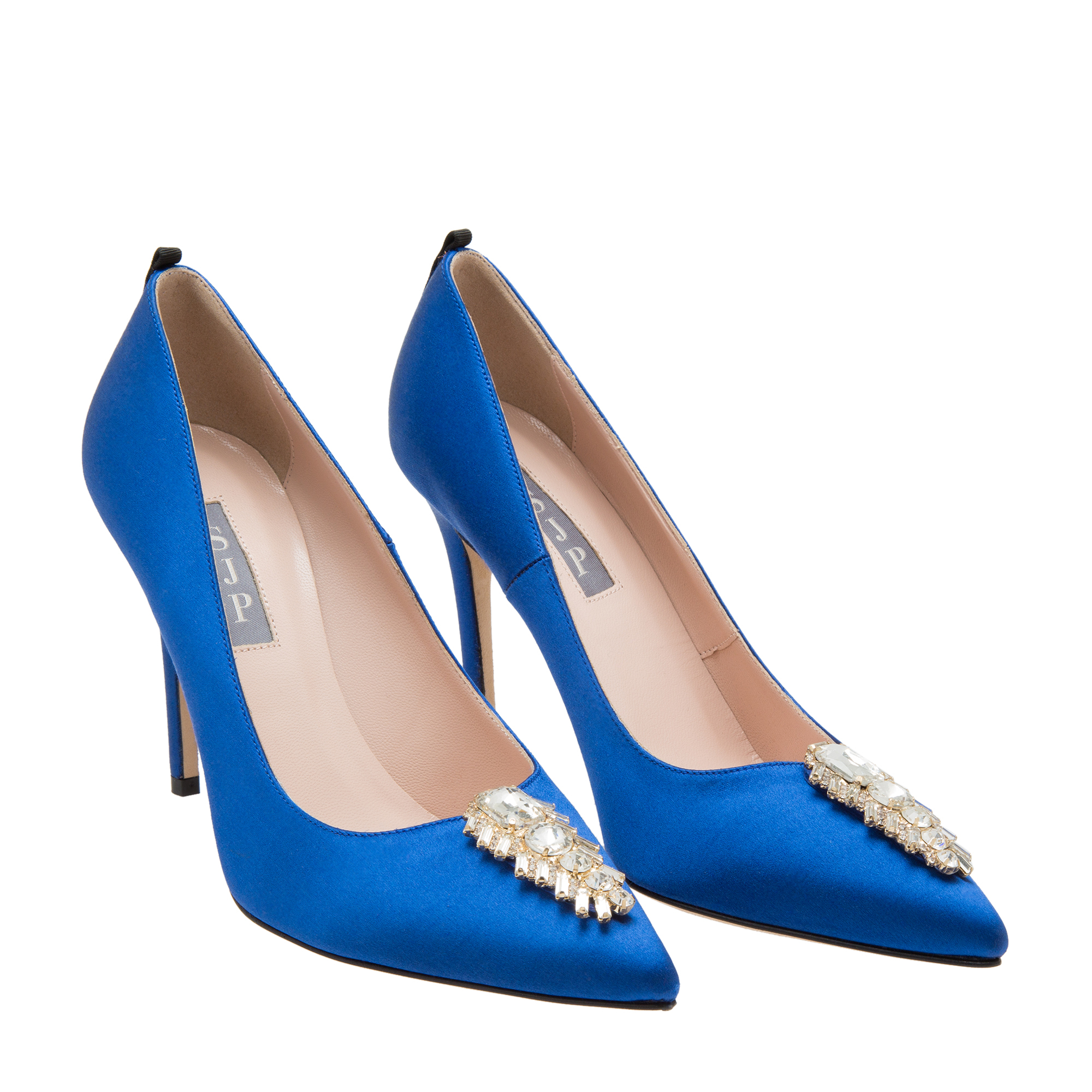 

Tempest satin pumps, Blue
