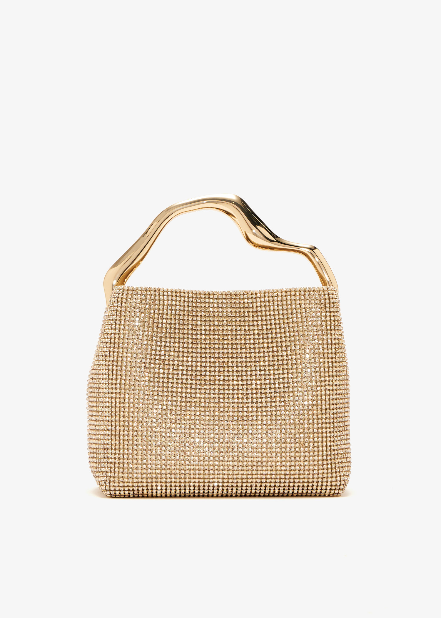 

Solene mini top handle bag, Beige