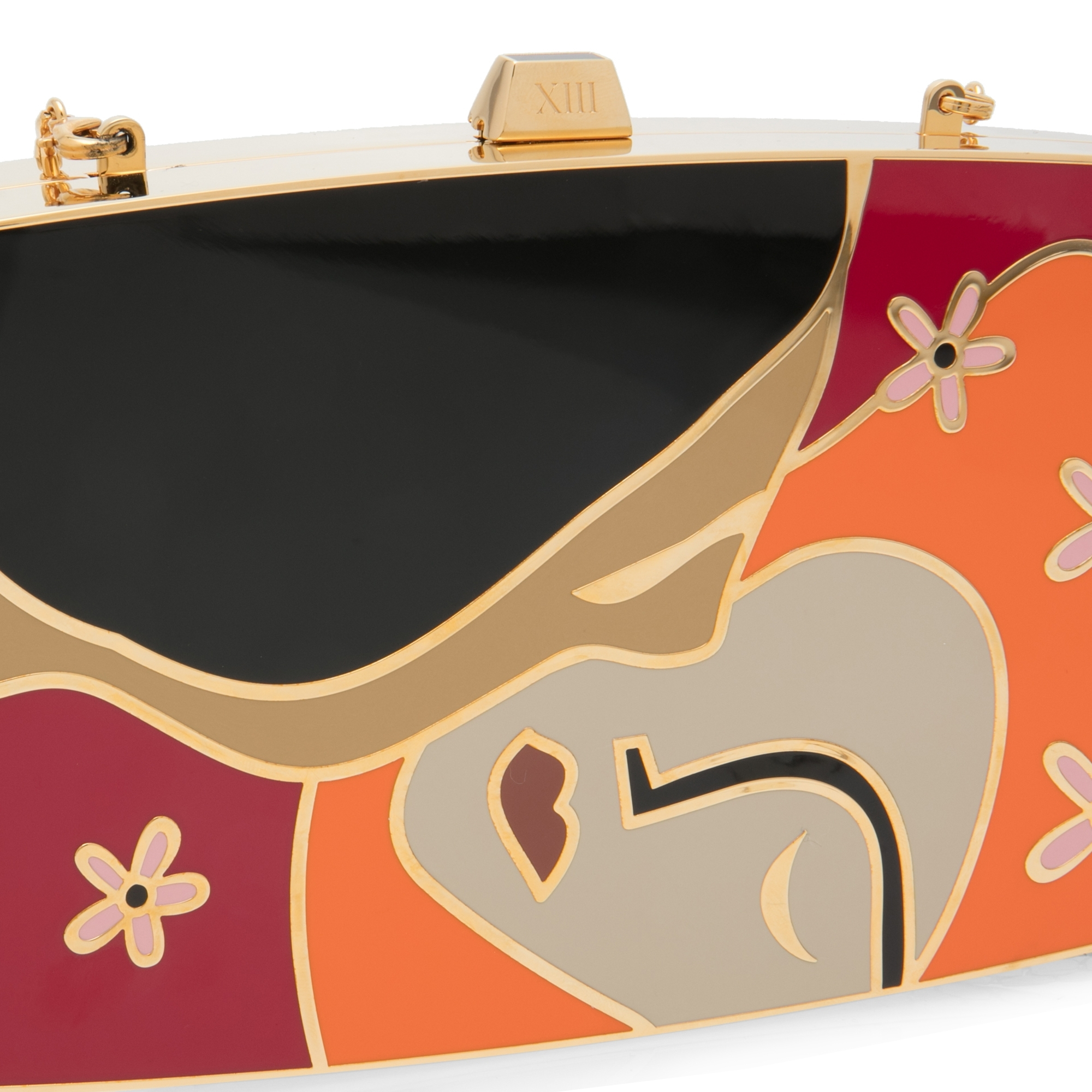 

The Kiss clutch, Prints