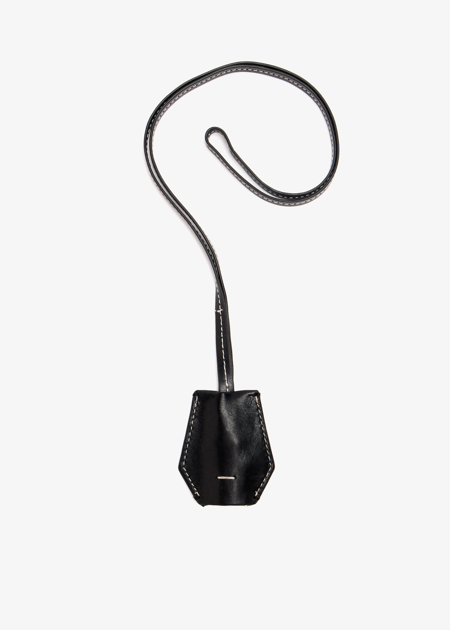

Leather key clochette, Black