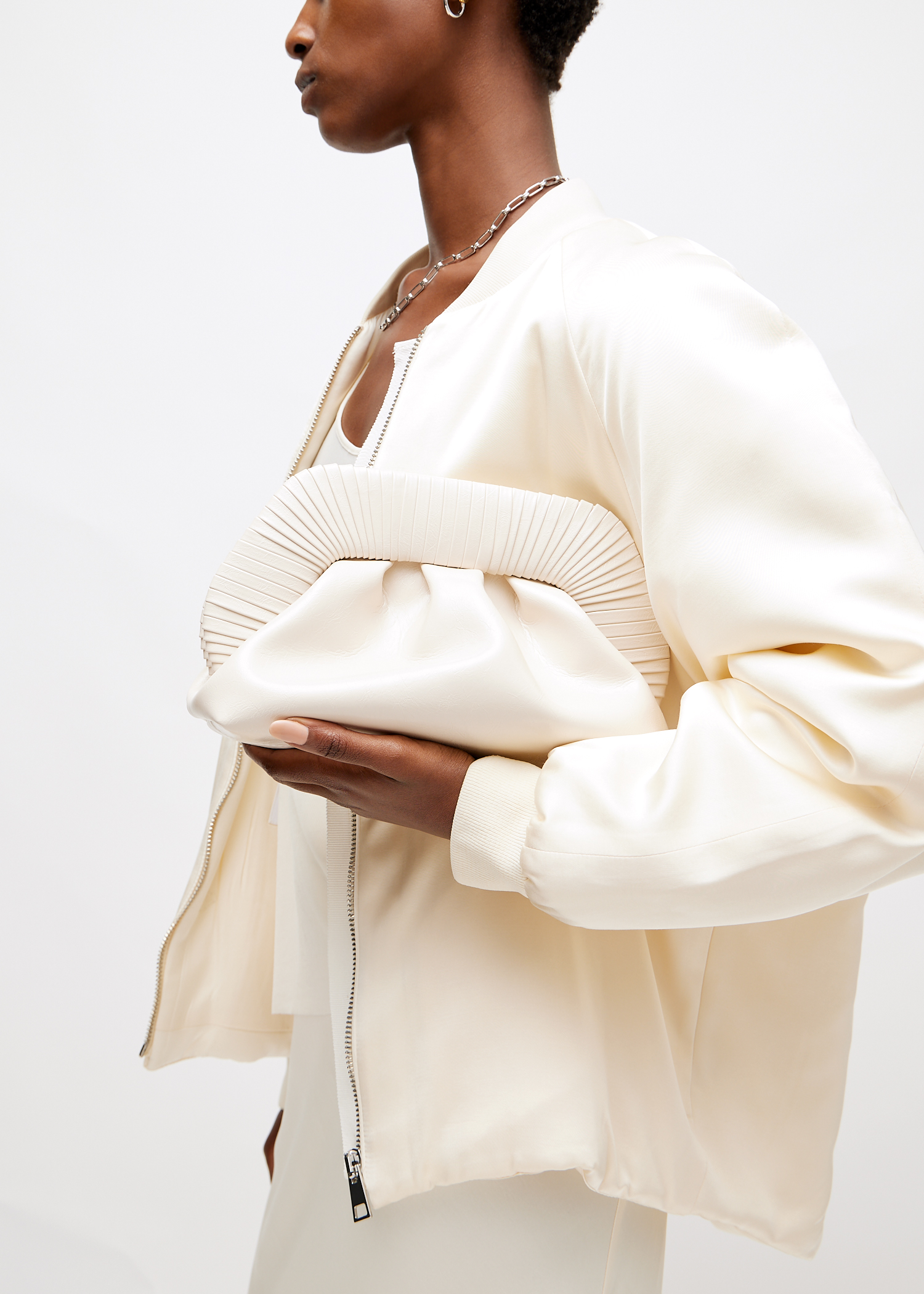 

Tia Cordonia clutch, Beige