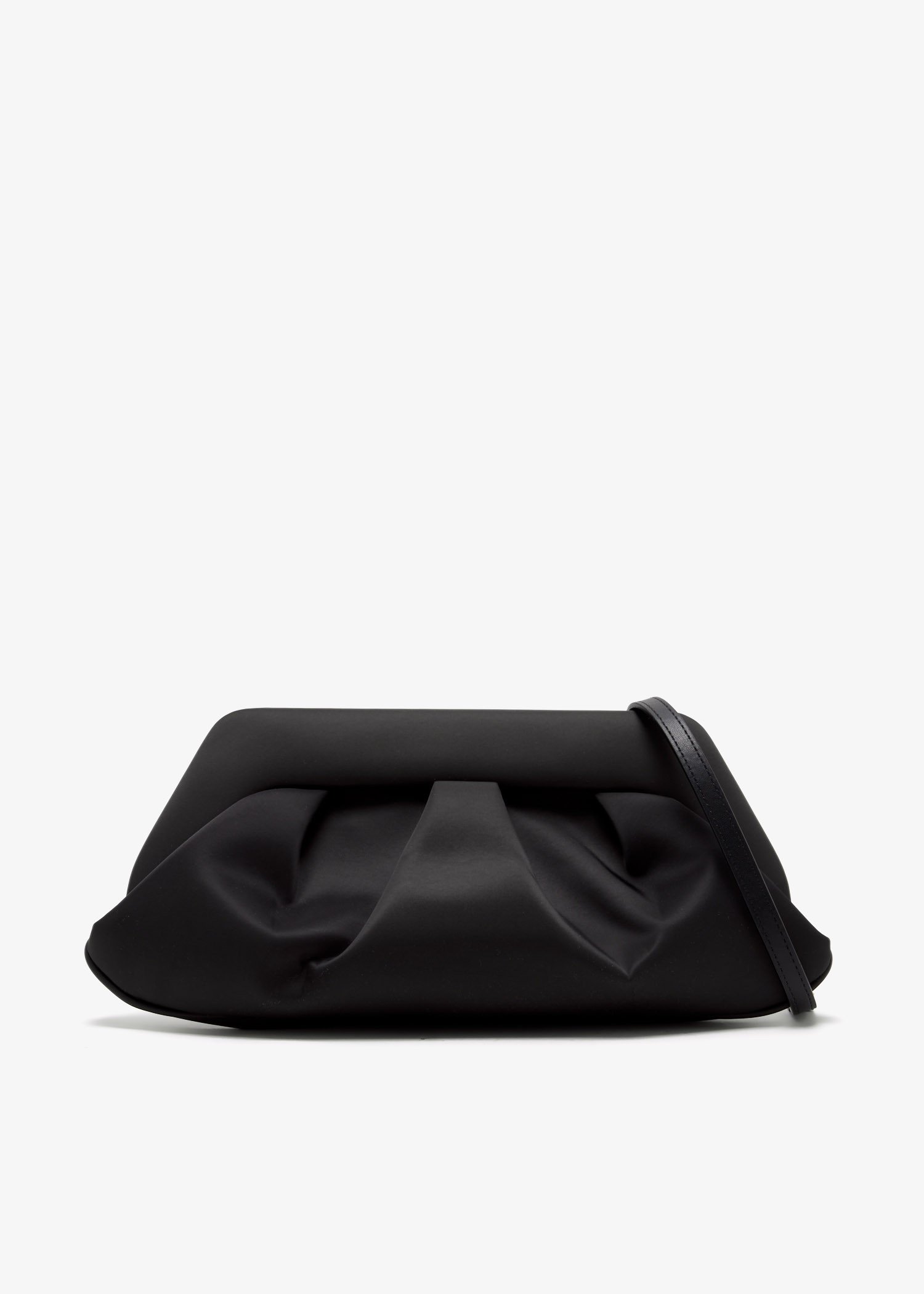 

Emera satin shoulder bag, Black