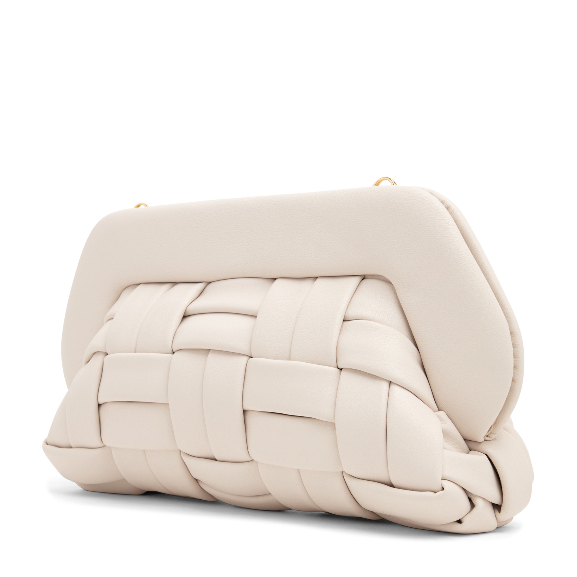 

Bios eco-leather clutch, White