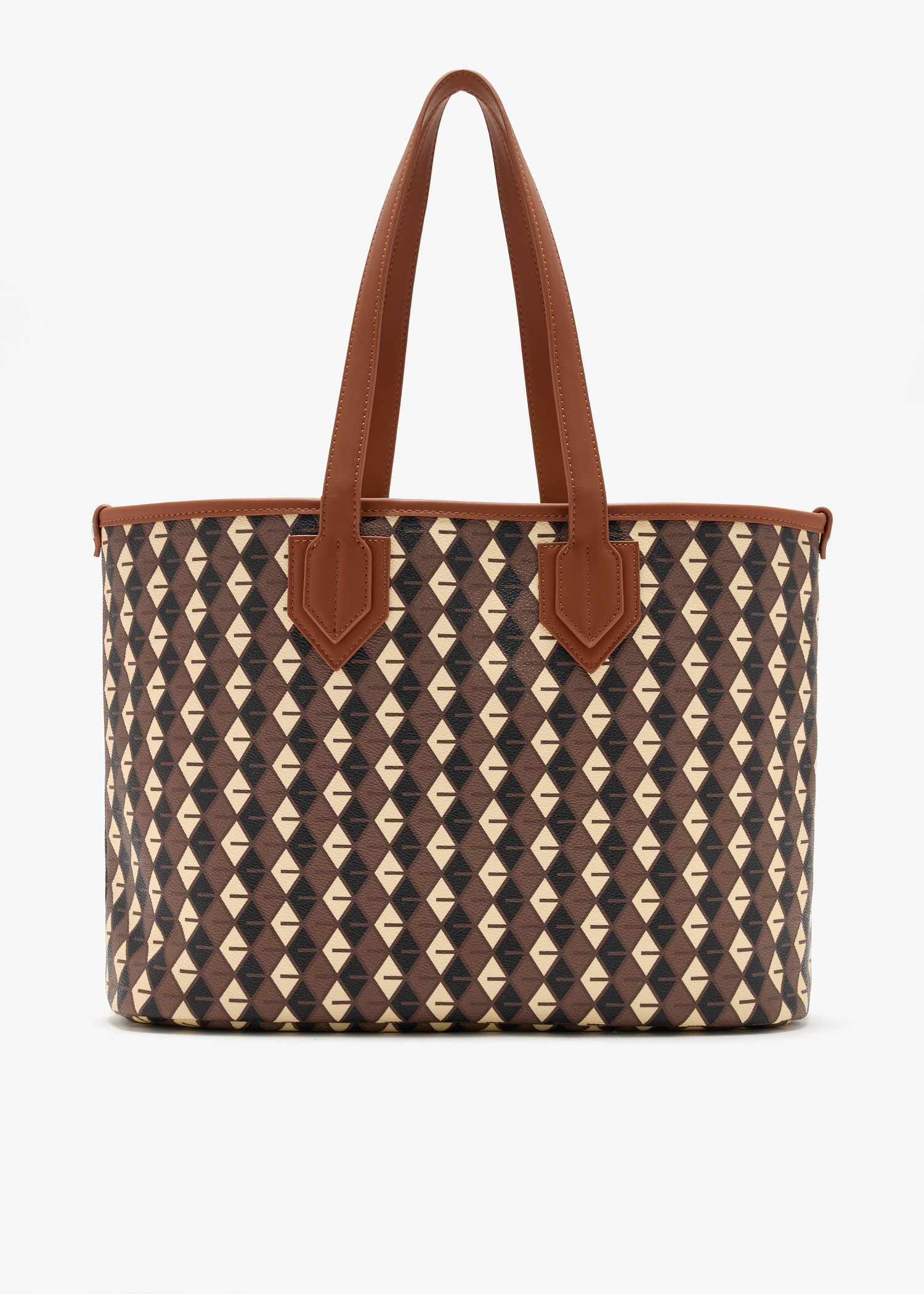 

Monogram tote bag, Brown