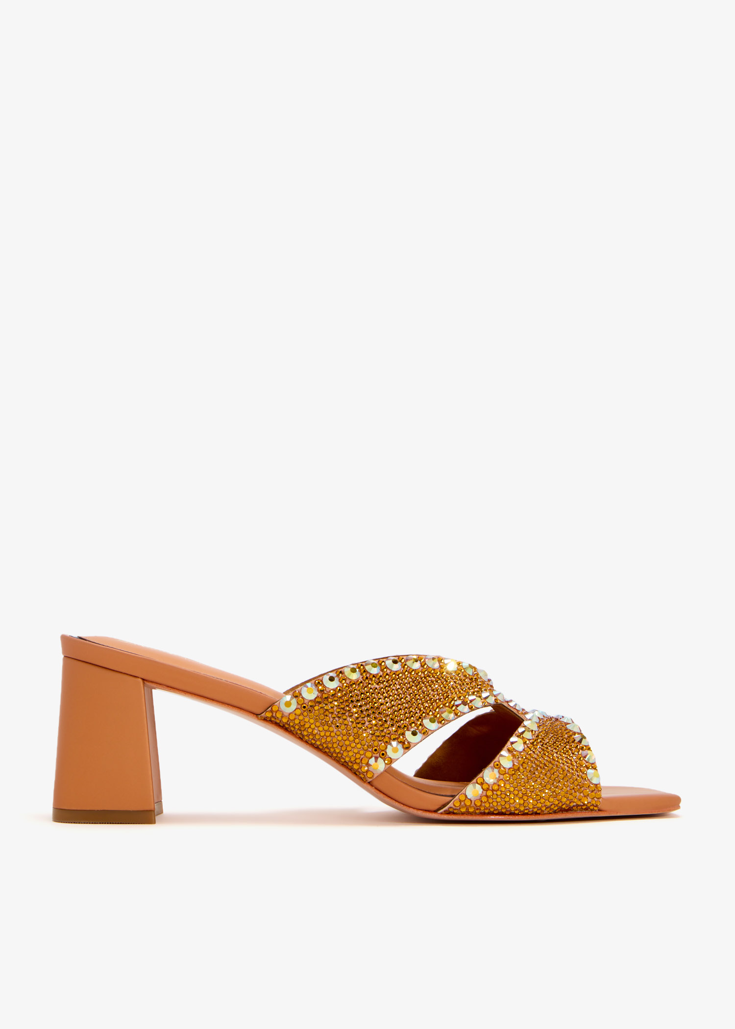 

Trani heel sandals, Orange