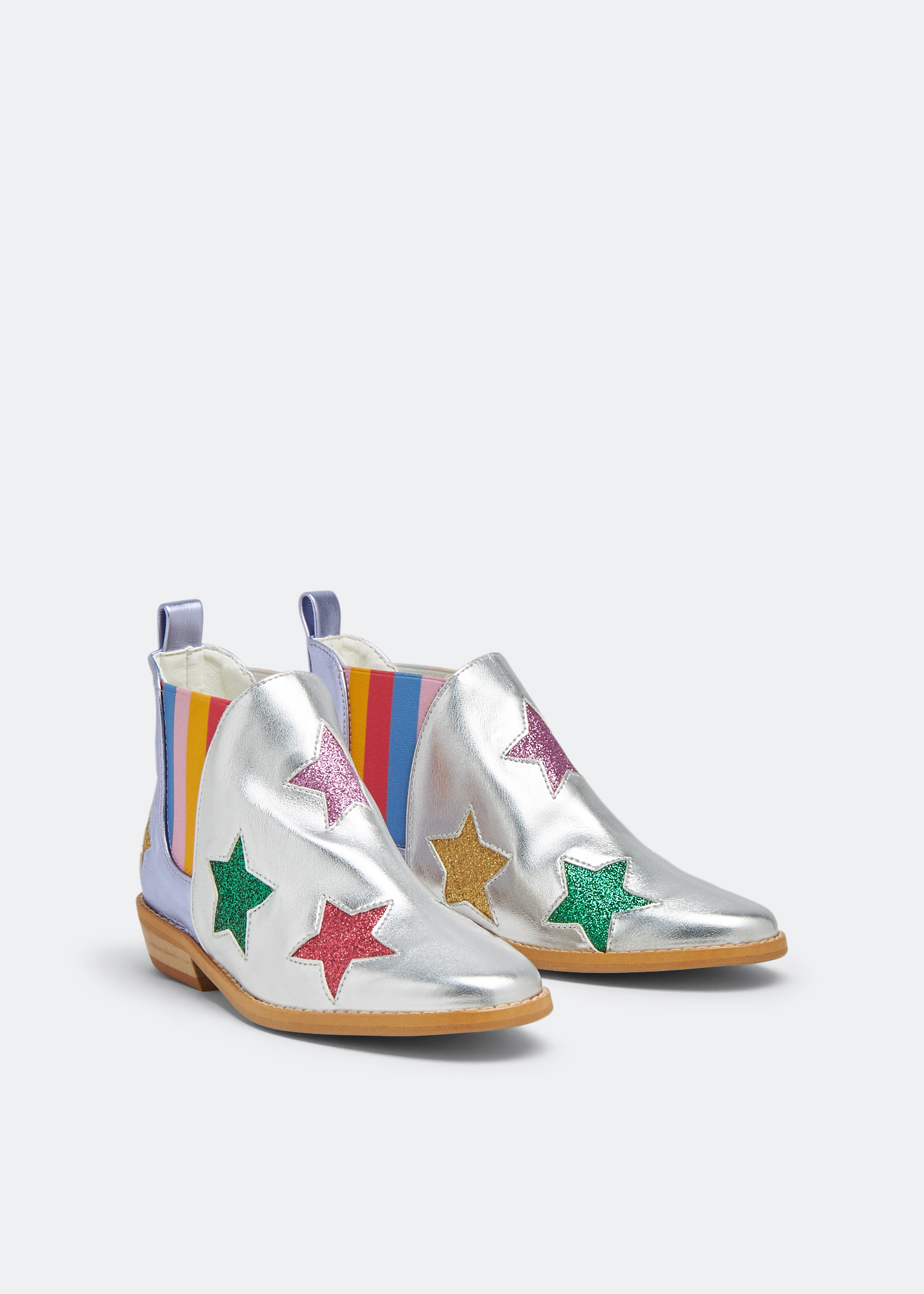 Stella McCartney Star boots for Girl Silver in Bahrain Level Shoes