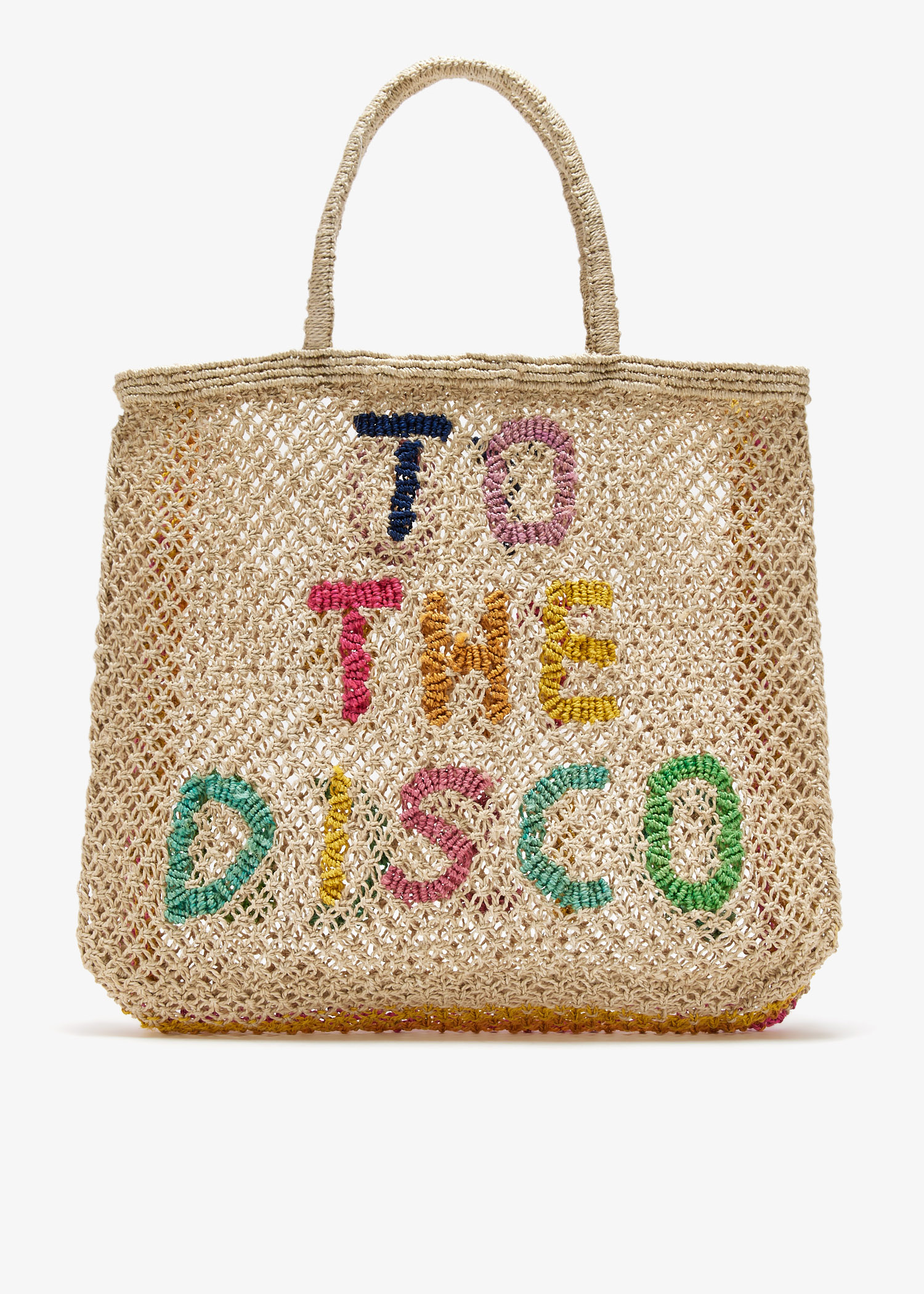 

To The Disco Jute bag, Beige