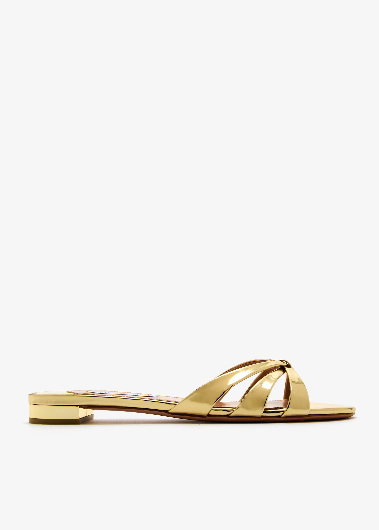 

Tati slide sandals, Gold
