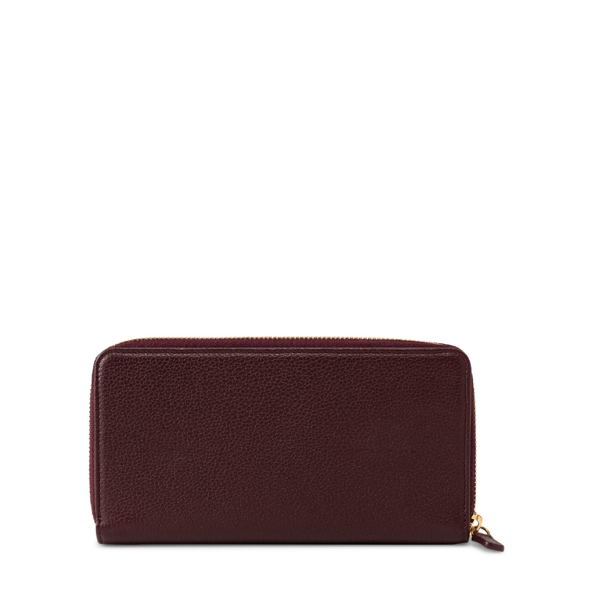 

Leather travel wallet, Burgundy
