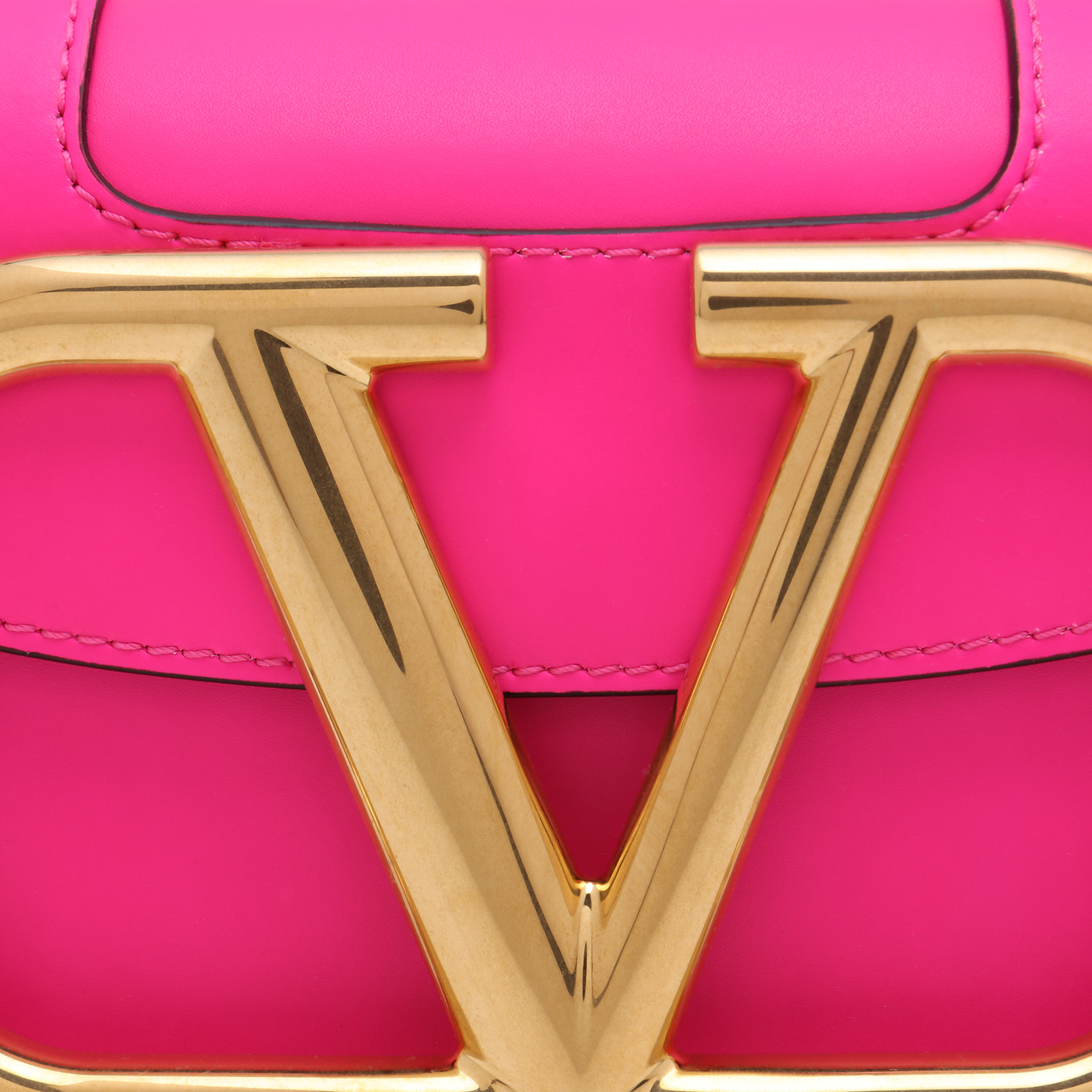 

Supervee leather crossbody bag, Pink