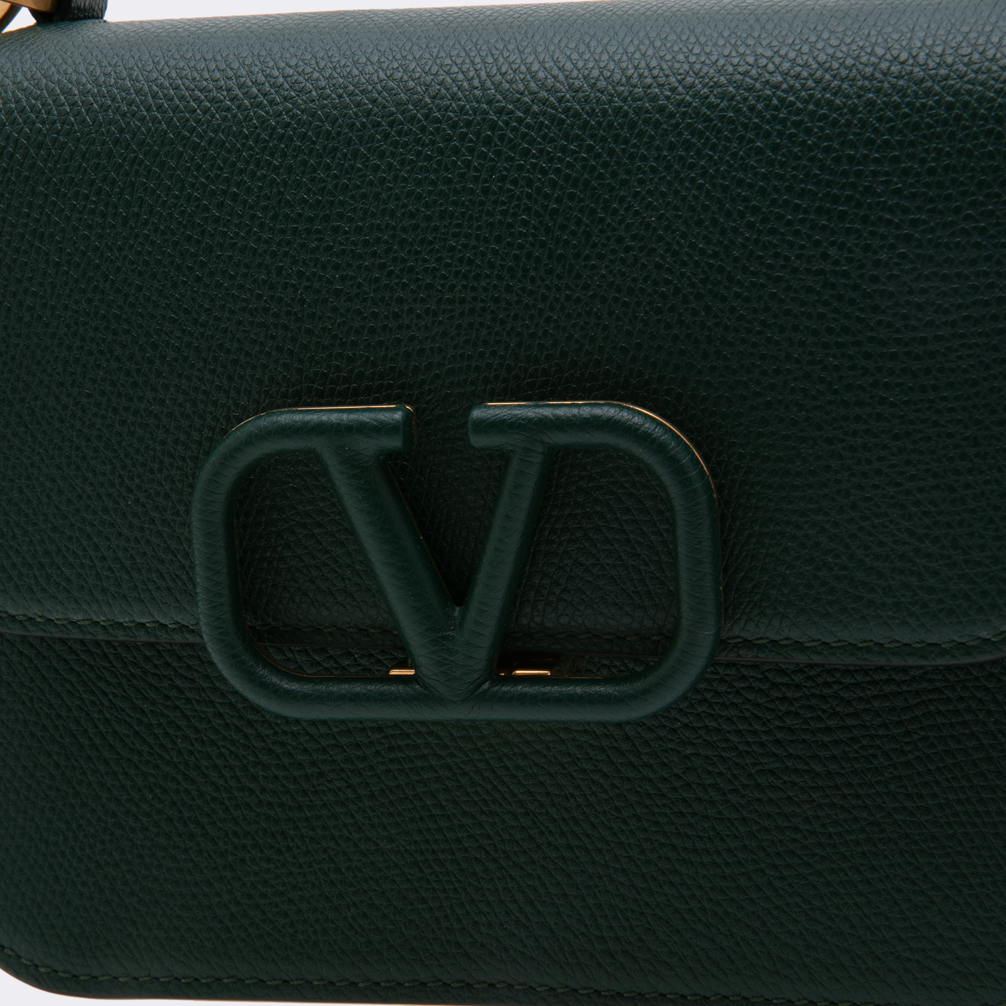 

VSling leather shoulder bag, Green
