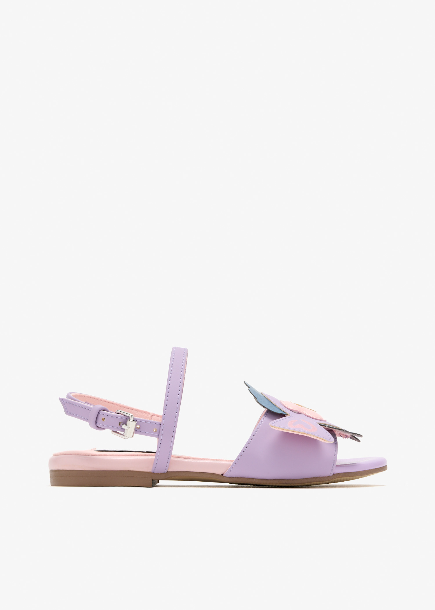 

Fish Motif strappy sandals, Purple