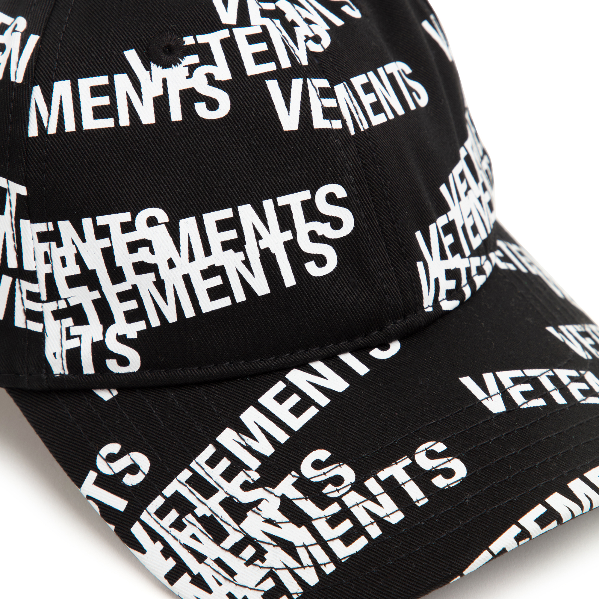 

Stamped logo cap, Black