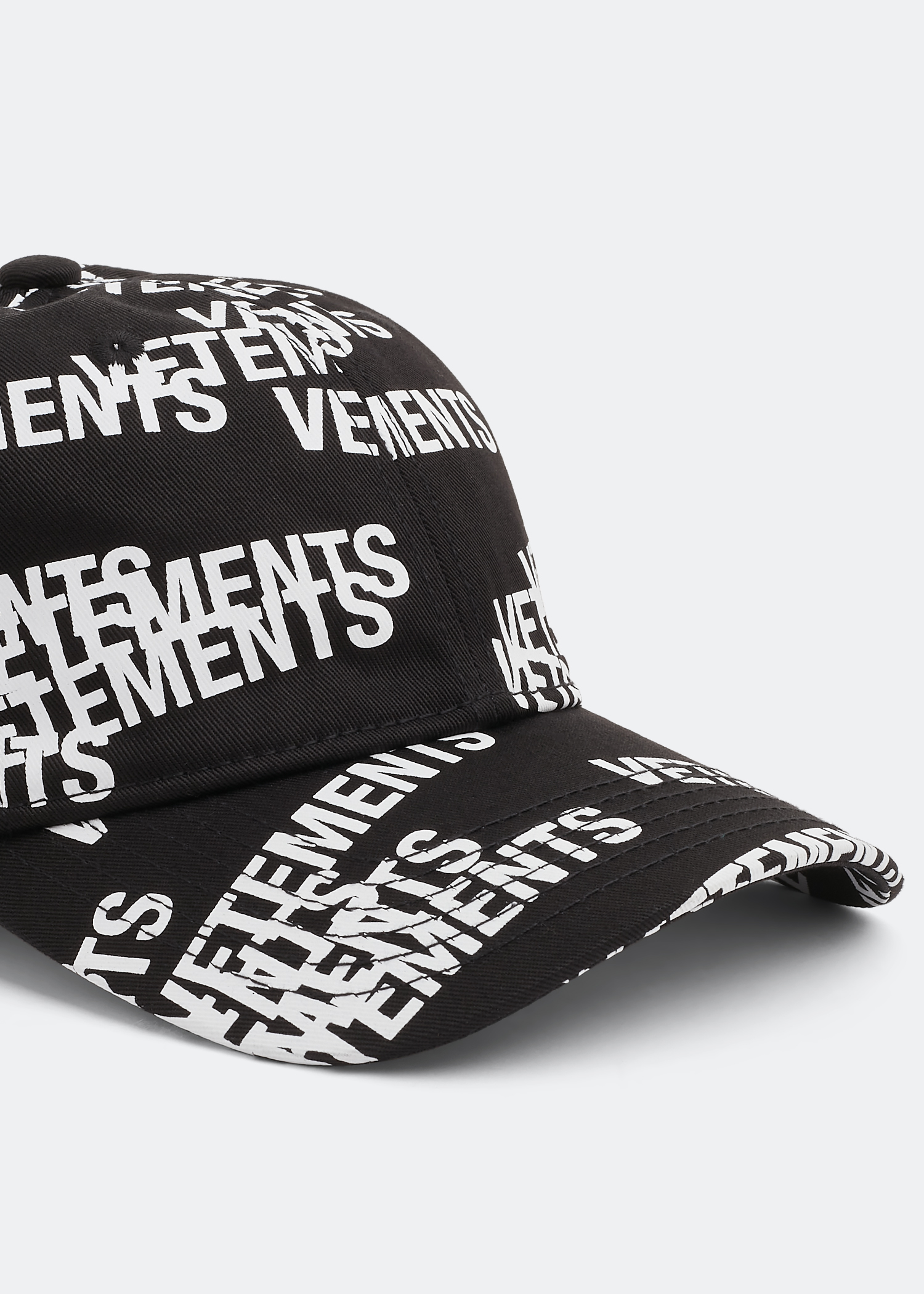 

Stamped logo cap, Black
