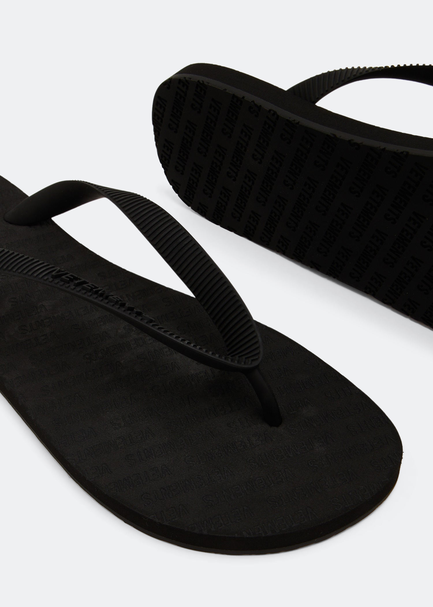 

Logo flip flops, Black