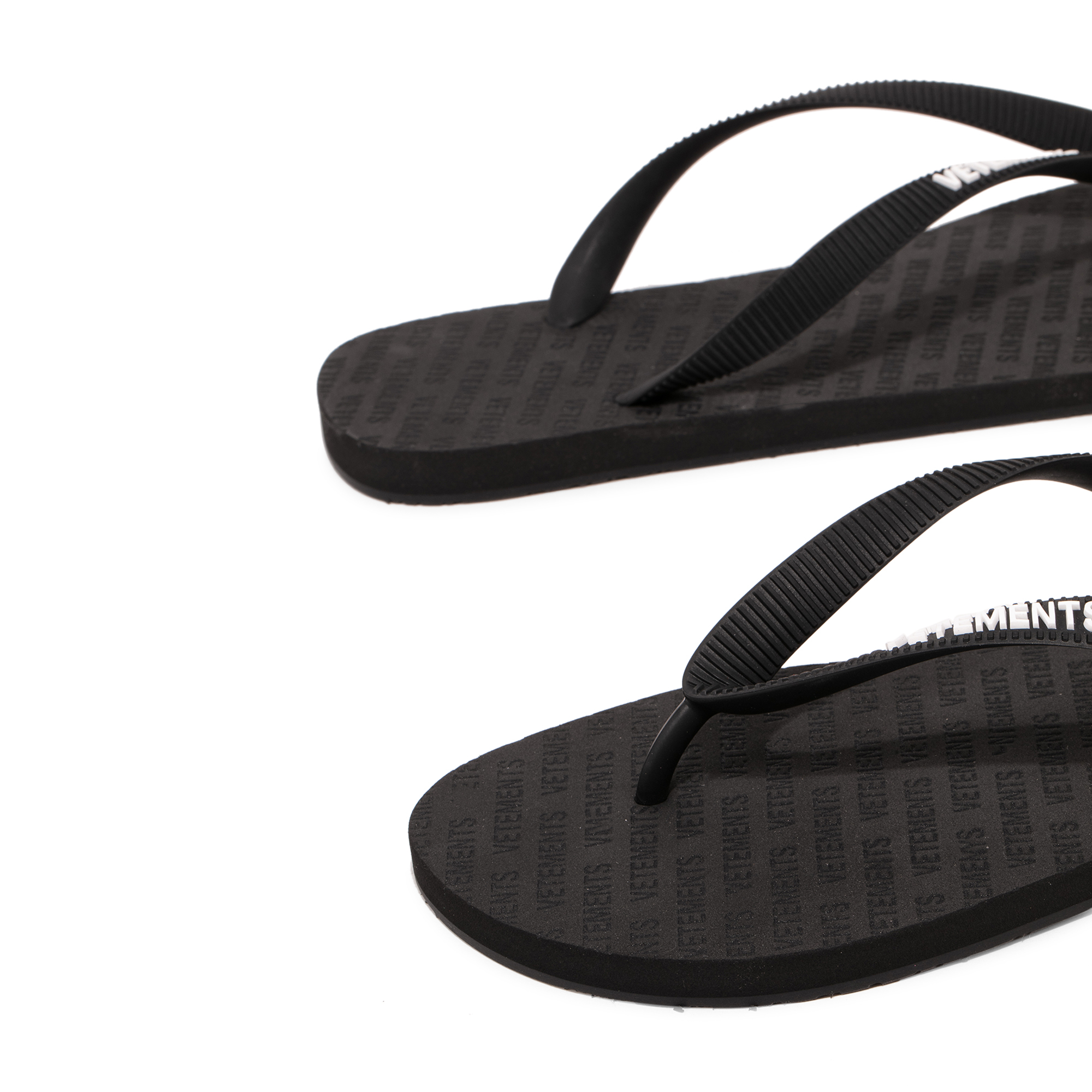 

Logo flip flops, Black