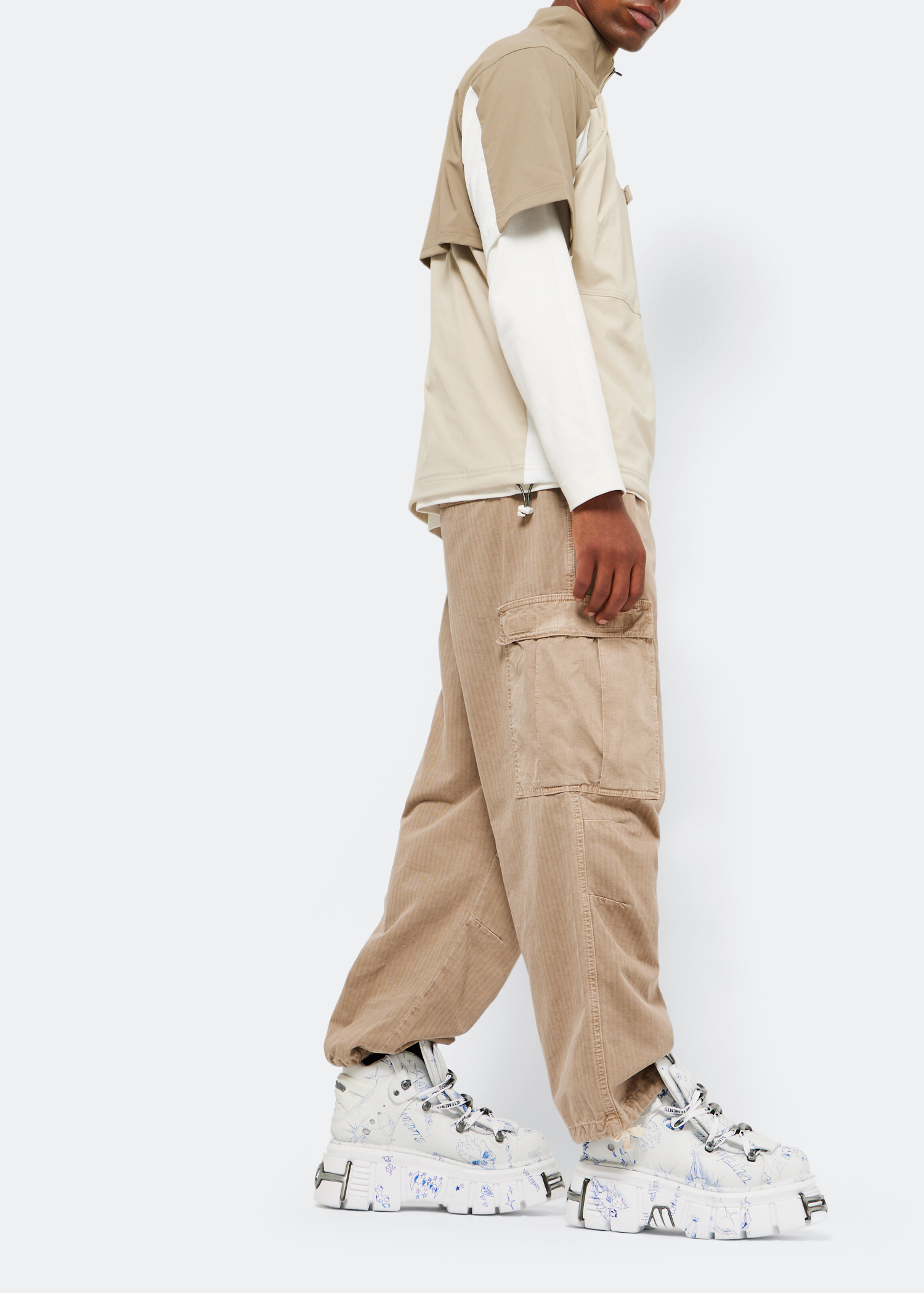 

x New Rock platform sneakers, White