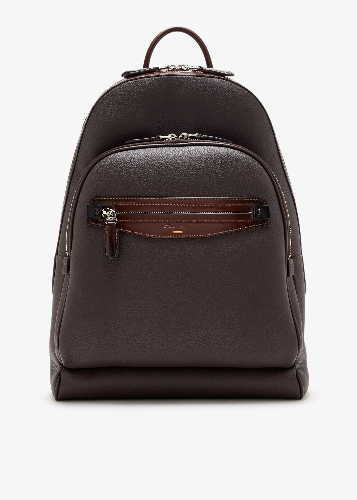 

Leather backpack, Brown