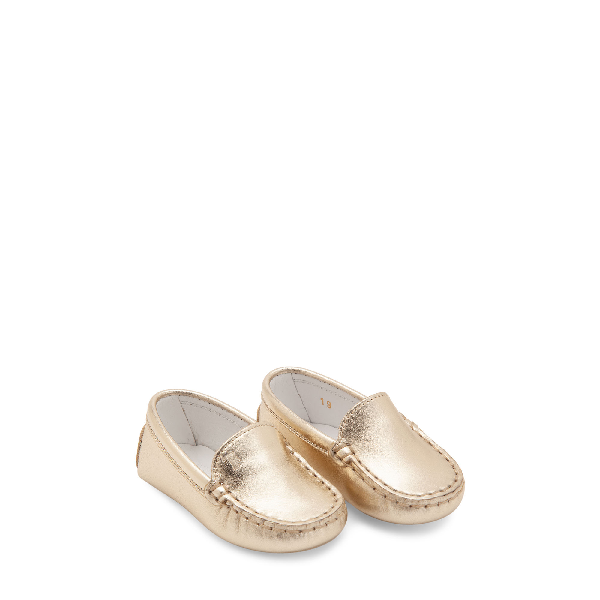 

Gommini leather loafers, Gold