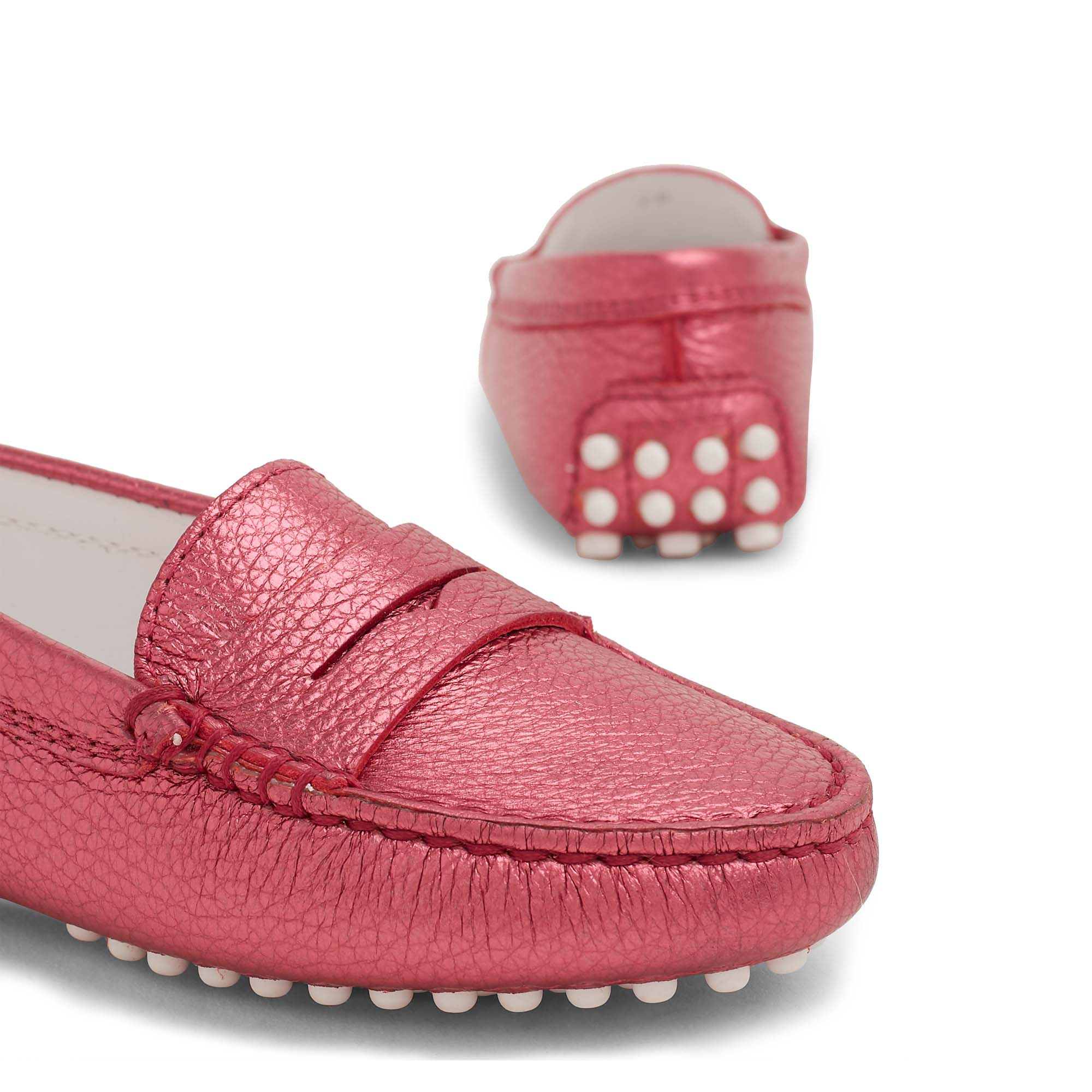 

Gommino leather driving shoes, Pink