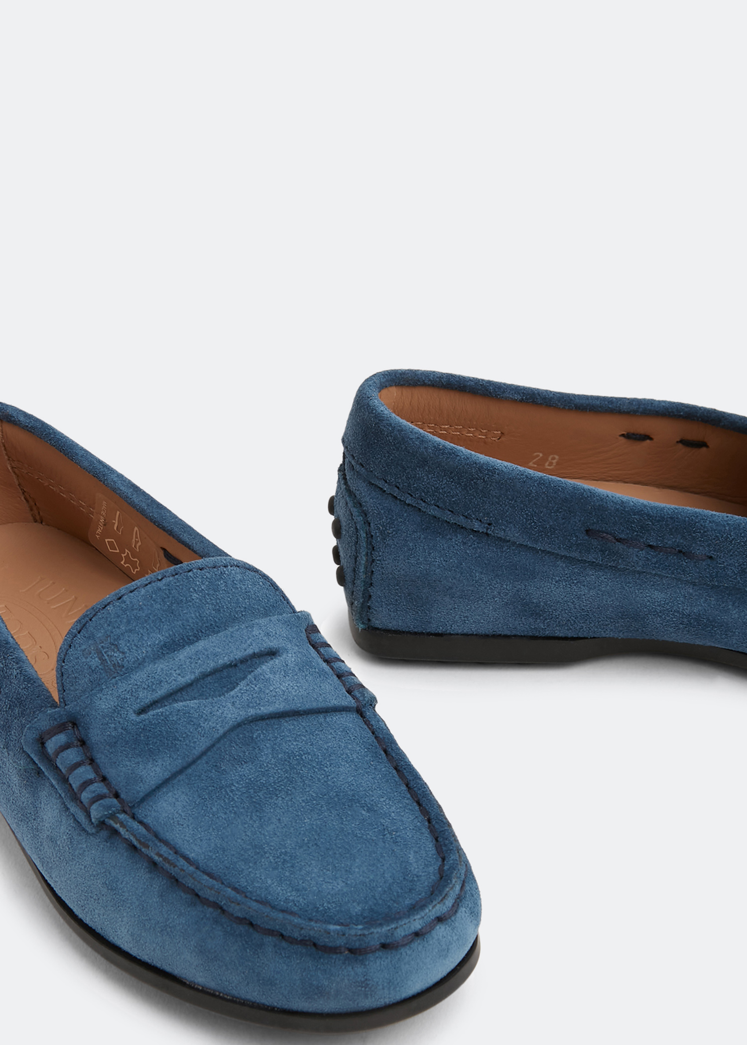 

City Gommino moccasins, Blue