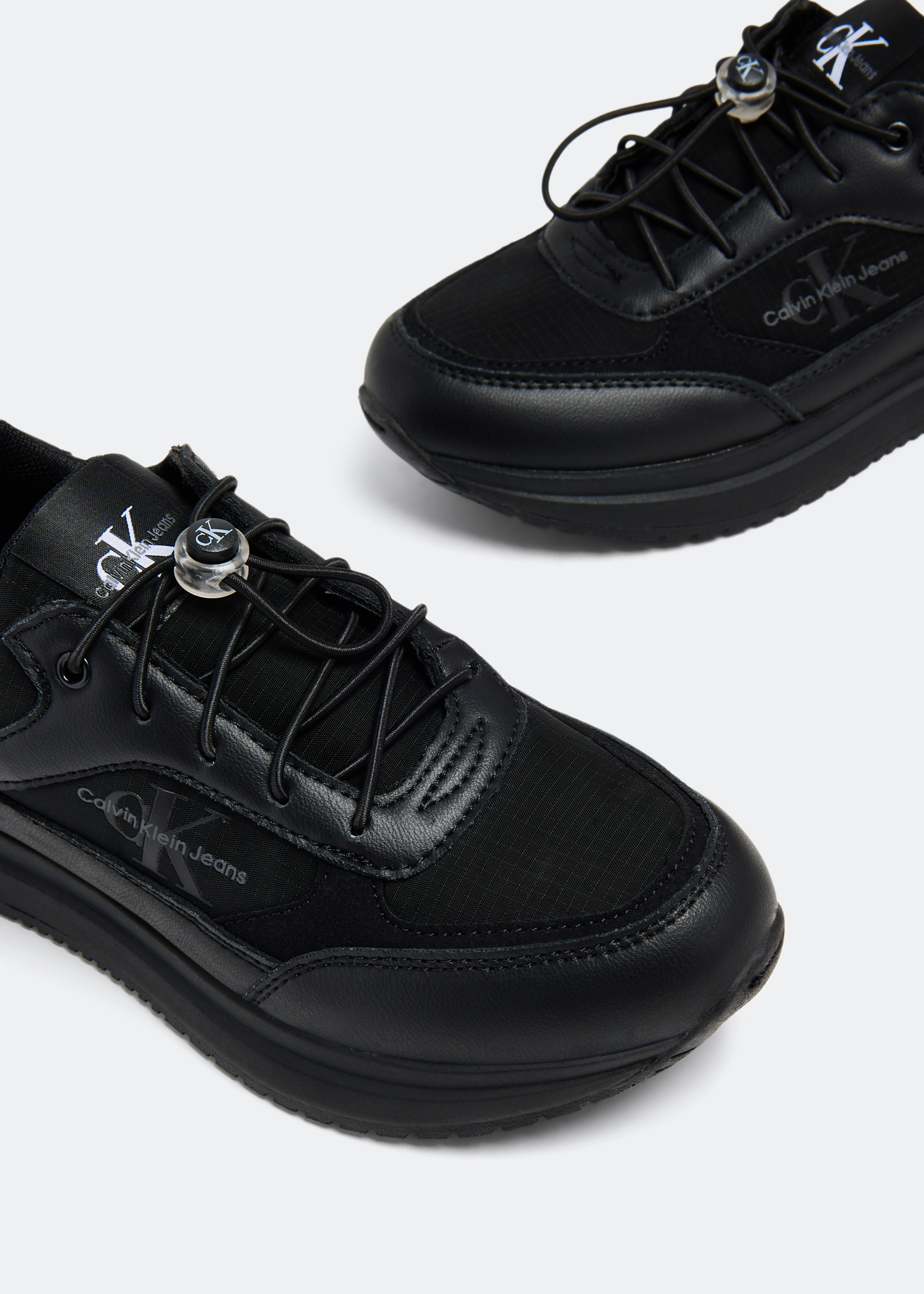 

CK toggle lace-up sneakers, Black