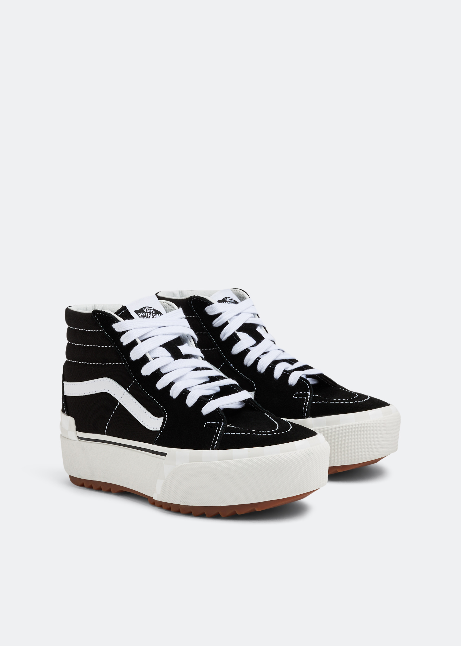 Vans sk8 hi deals platform noir