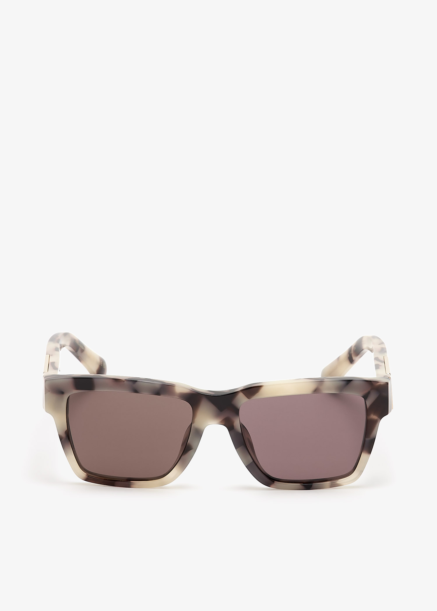 

Mirror logo sunglasses, Beige