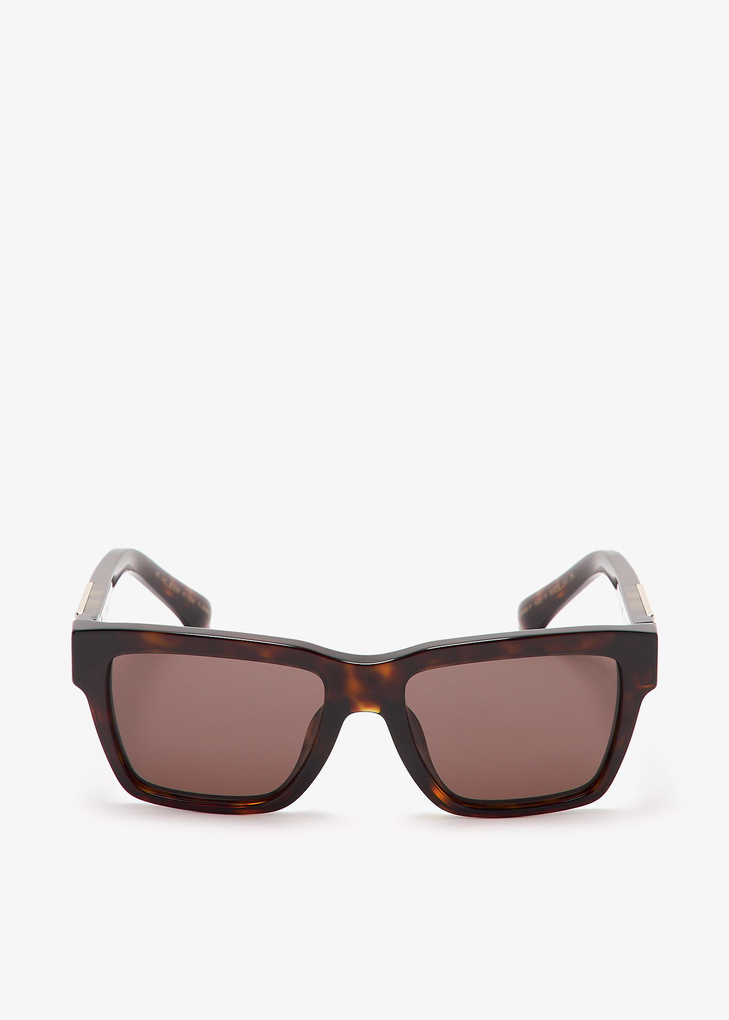 

Mirror logo sunglasses, Brown