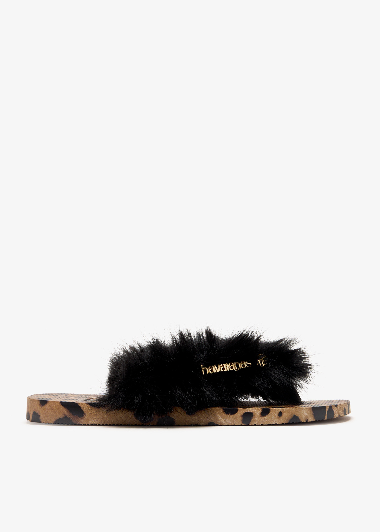

x Havaianas leopard flip flops, Animal printed